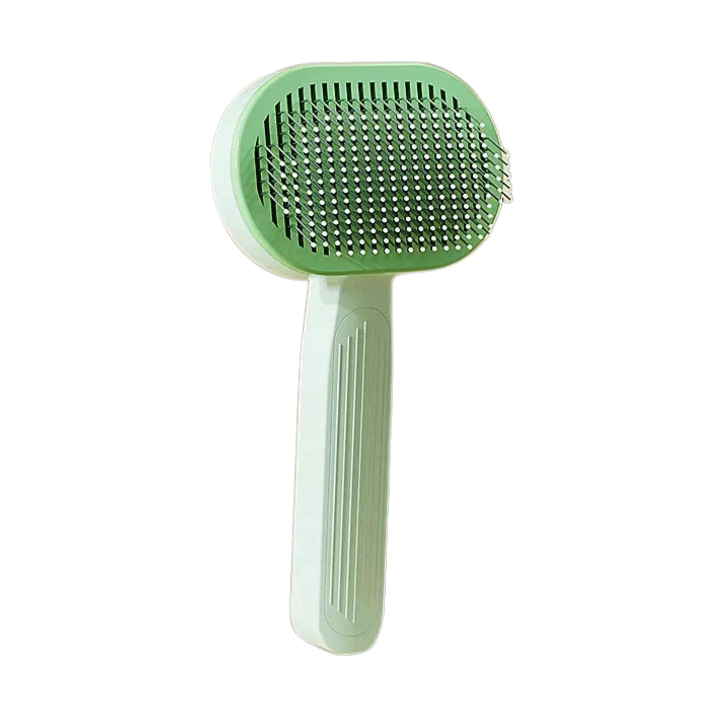 One-Click Self-Cleaning Pet Brush – Angled Design for Easy Grooming - {{product.type}} - PawPawUp