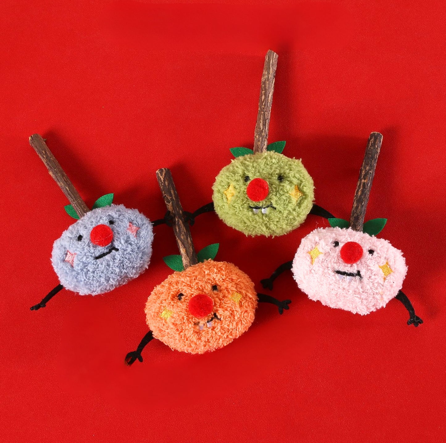 Orange Style Plush Catnip Toy - {{product.type}} - PawPawUp