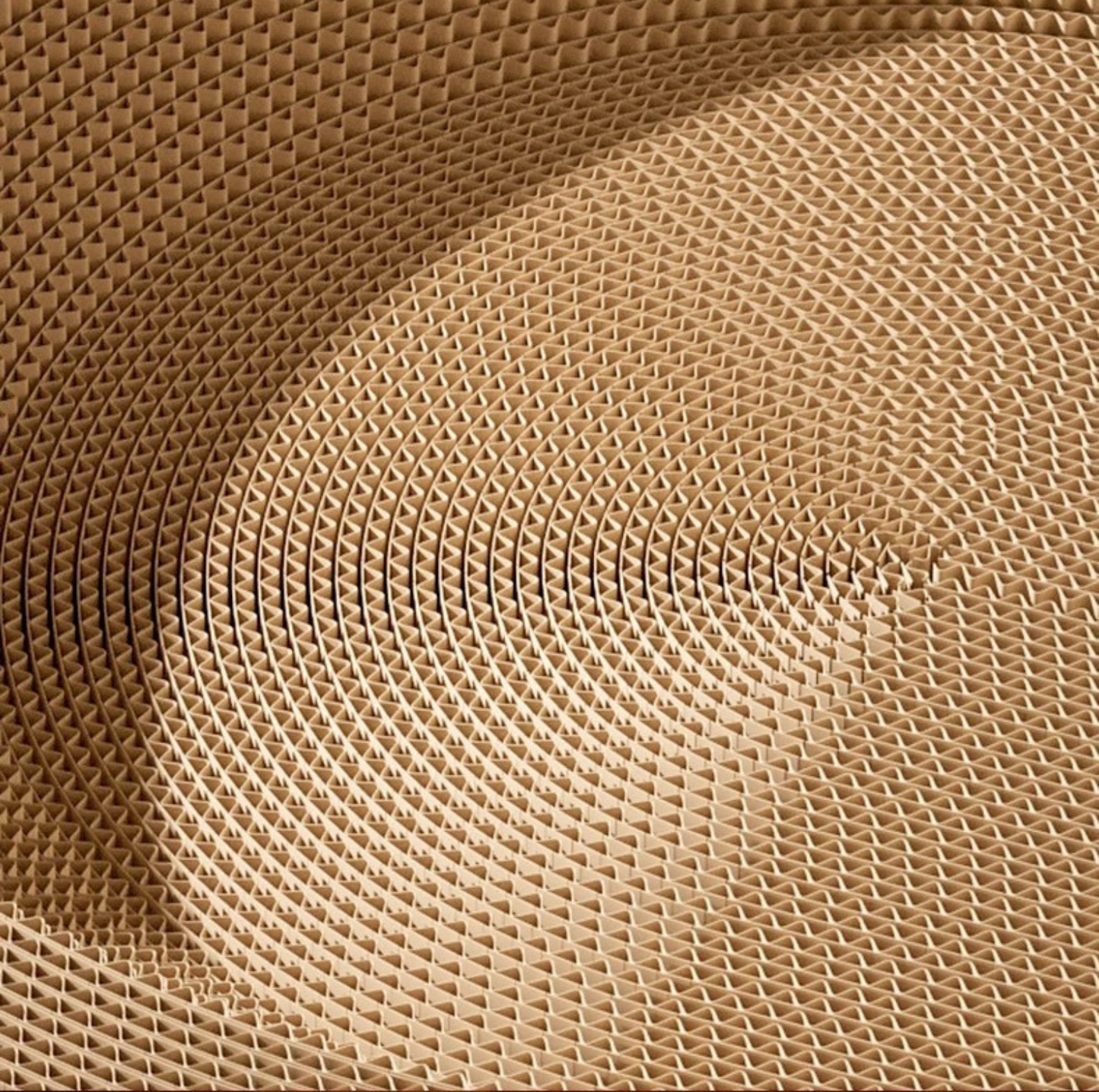 Oversized Oval Corrugated Cat Scratcher Lounge - {{product.type}} - PawPawUp