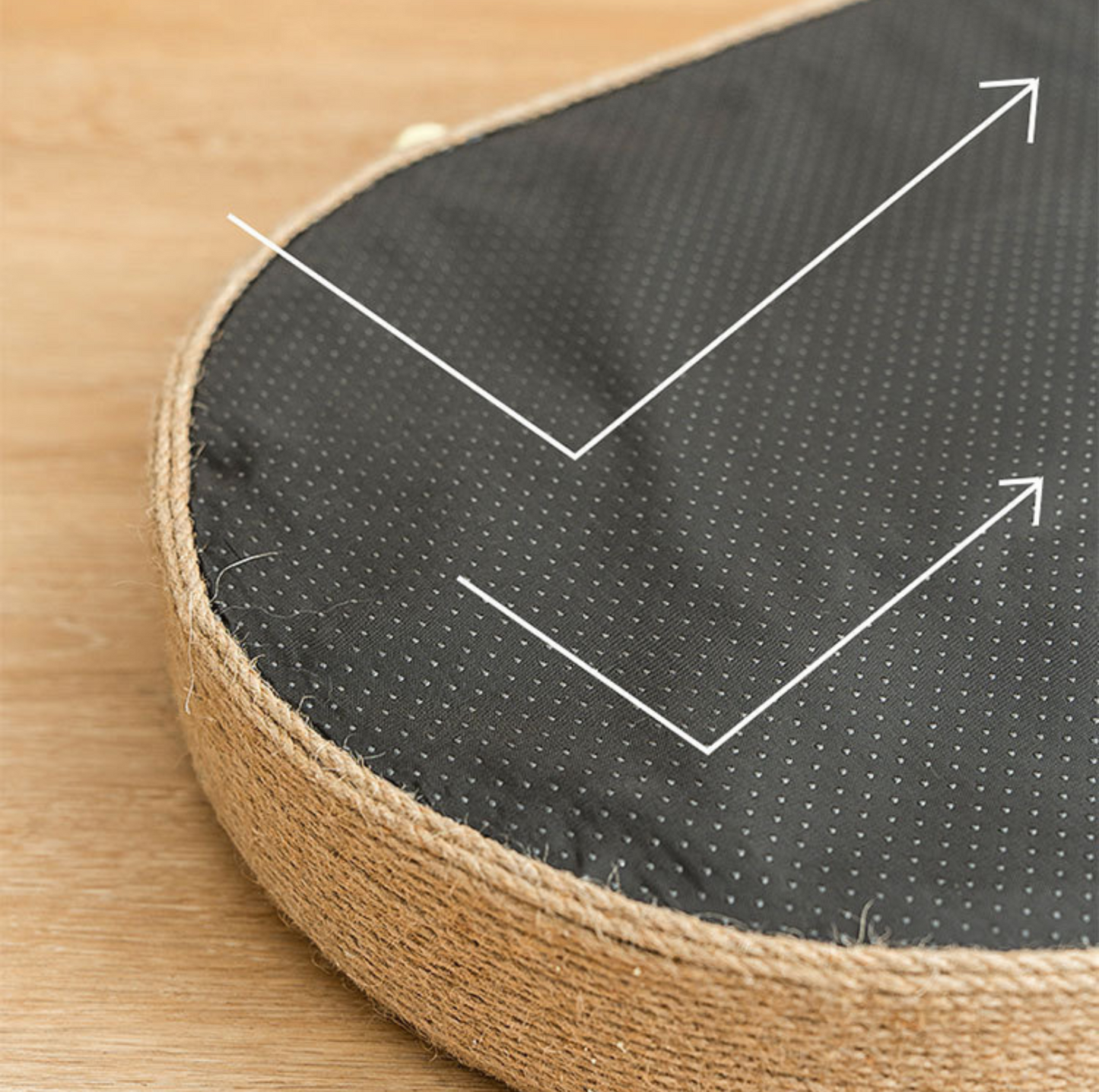 Oversized Oval Sisal Cat Scratcher Lounge - {{product.type}} - PawPawUp