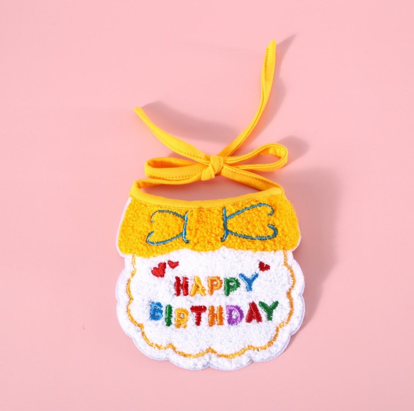 Pet Birthday Ensemble - Embroidered Accessory with Bowtie - {{product.type}} - PawPawUp