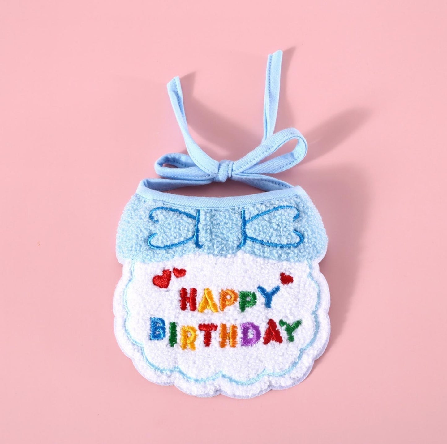 Pet Birthday Ensemble - Embroidered Accessory with Bowtie - {{product.type}} - PawPawUp