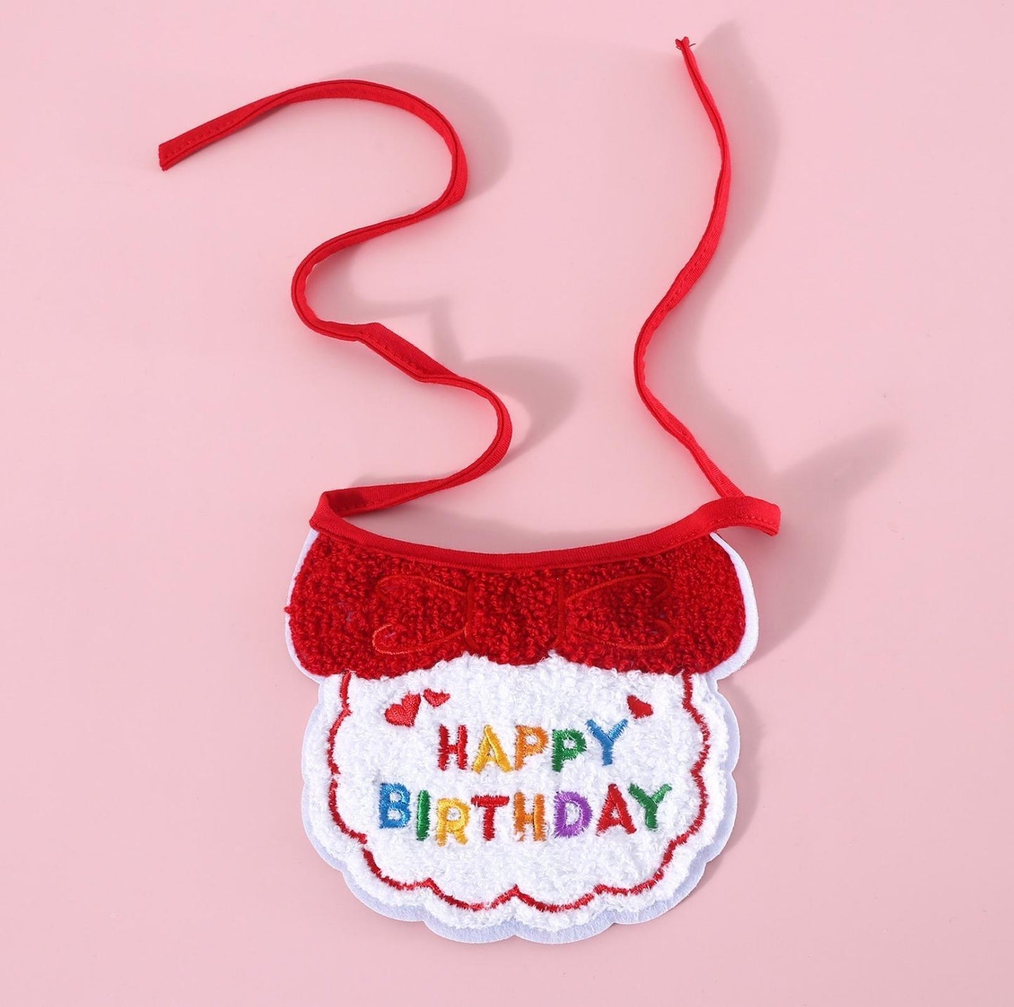 Pet Birthday Ensemble - Embroidered Accessory with Bowtie - {{product.type}} - PawPawUp