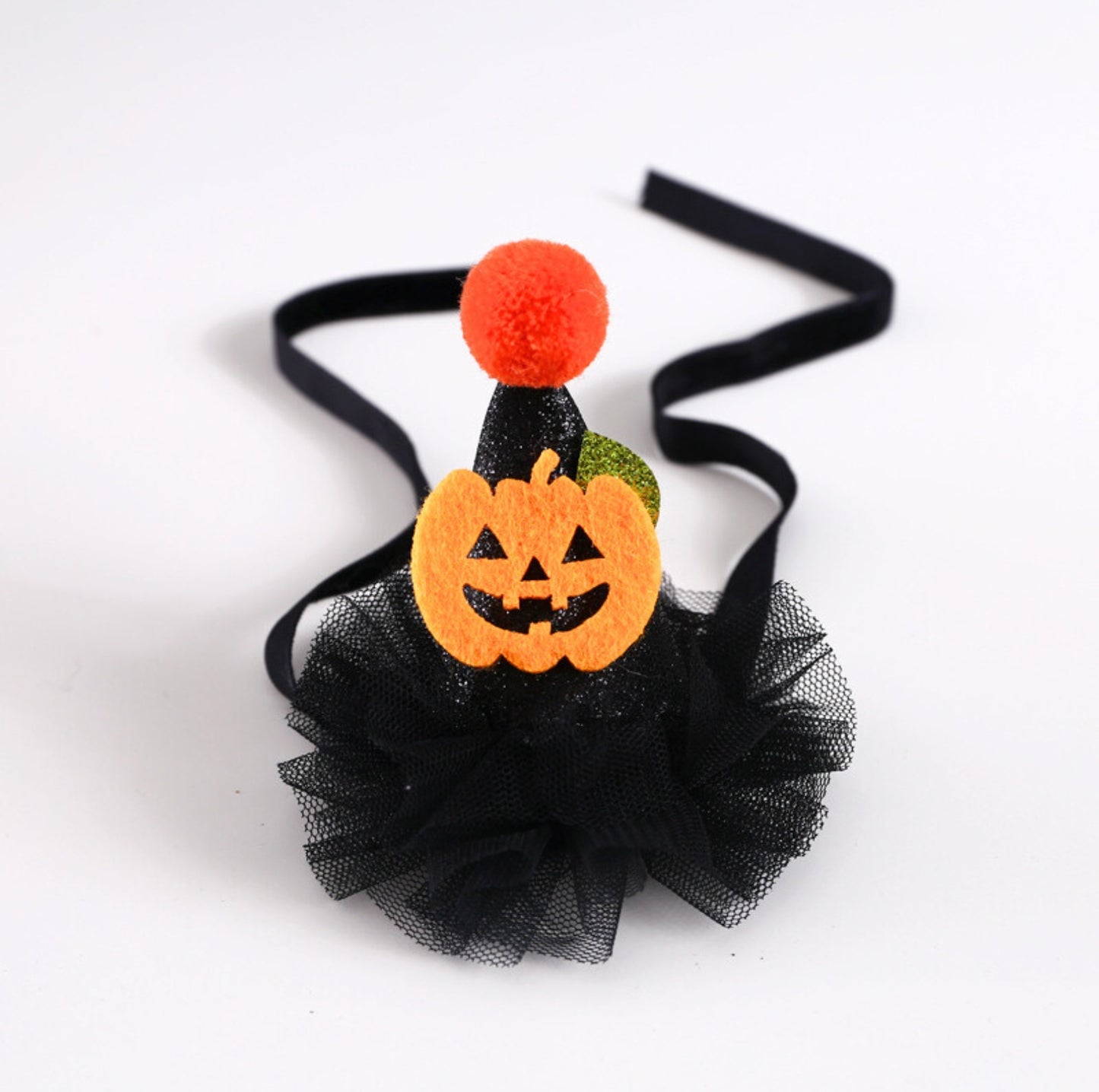 Pet Halloween Paw-ty Hat with Pumpkin and Bat Decorations - {{product.type}} - PawPawUp