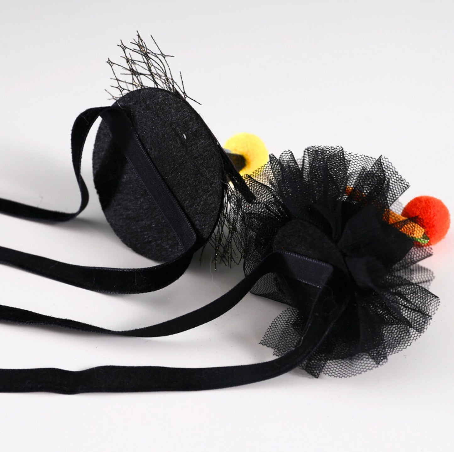 Pet Halloween Paw-ty Hat with Pumpkin and Bat Decorations - {{product.type}} - PawPawUp
