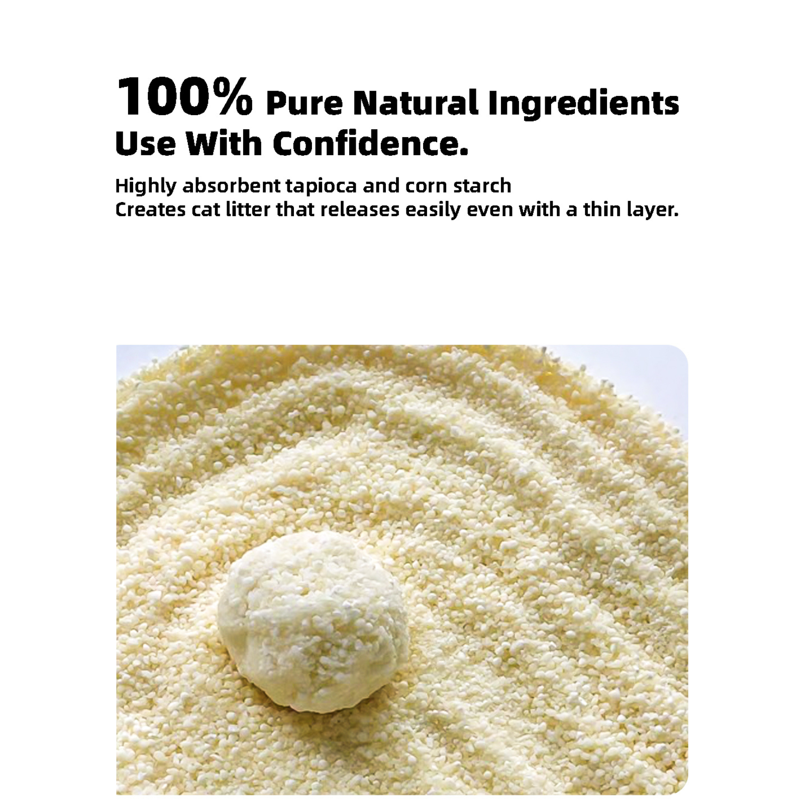 Pet Show PawPuff 100% Natural Plant-Based Cat Litter - Corn & Cassava, 5kg - {{product.type}} - PawPawUp