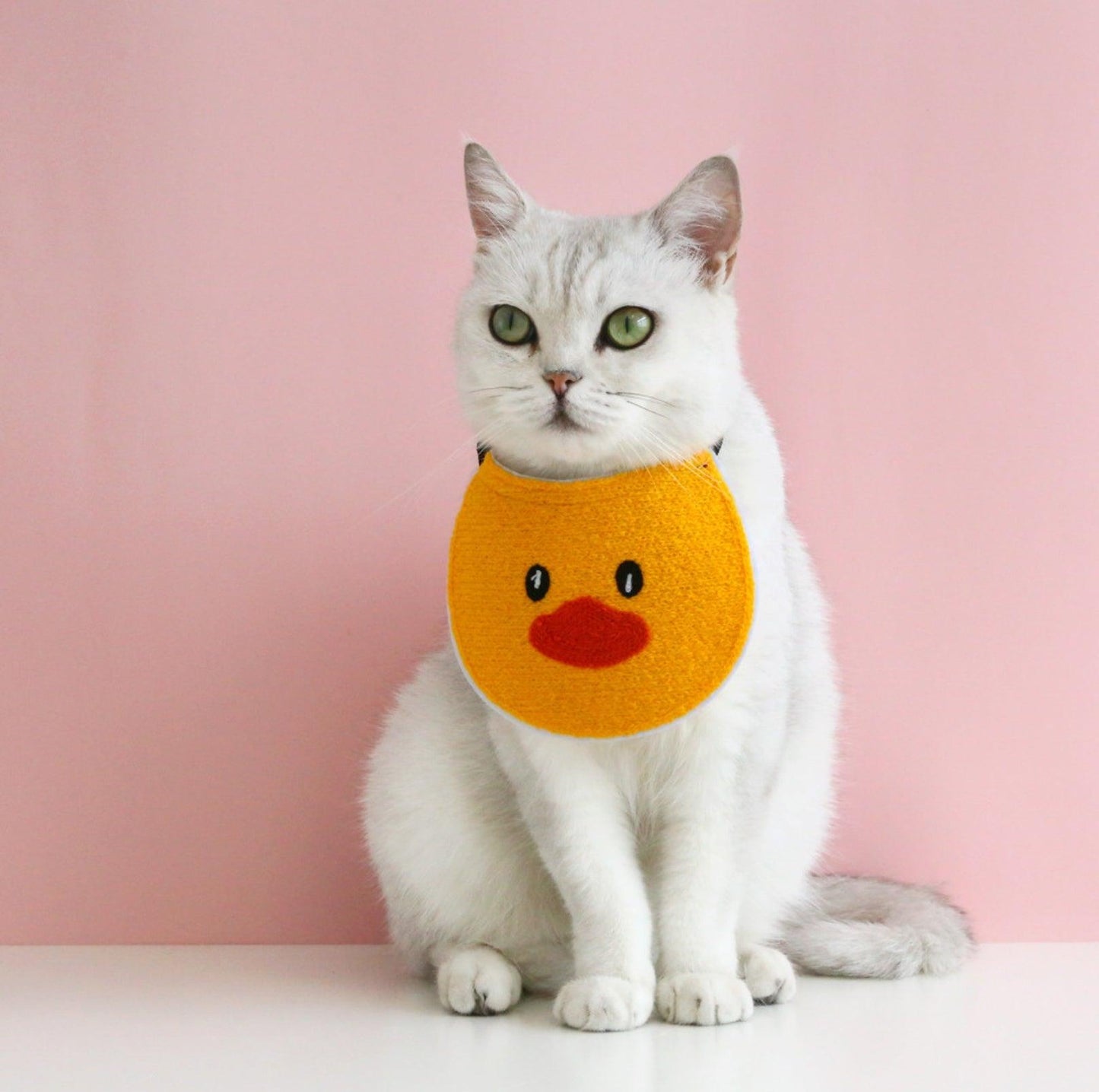 Plush Cartoon Design Pet Bib for Cats & Small Dogs - {{product.type}} - PawPawUp