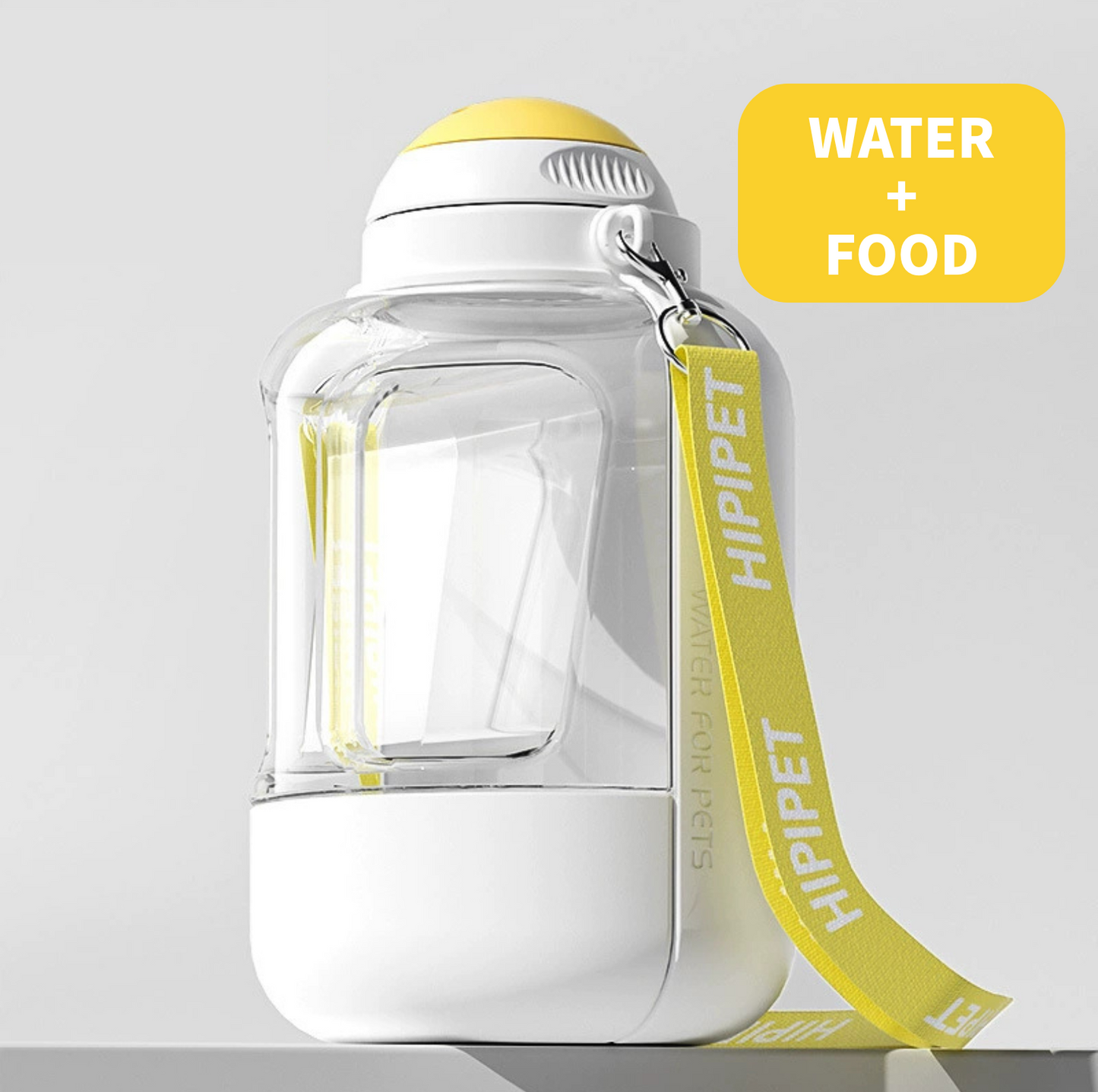 Portable Pet Water & Food Bottle – Large Capacity Travel Companion - {{product.type}} - PawPawUp