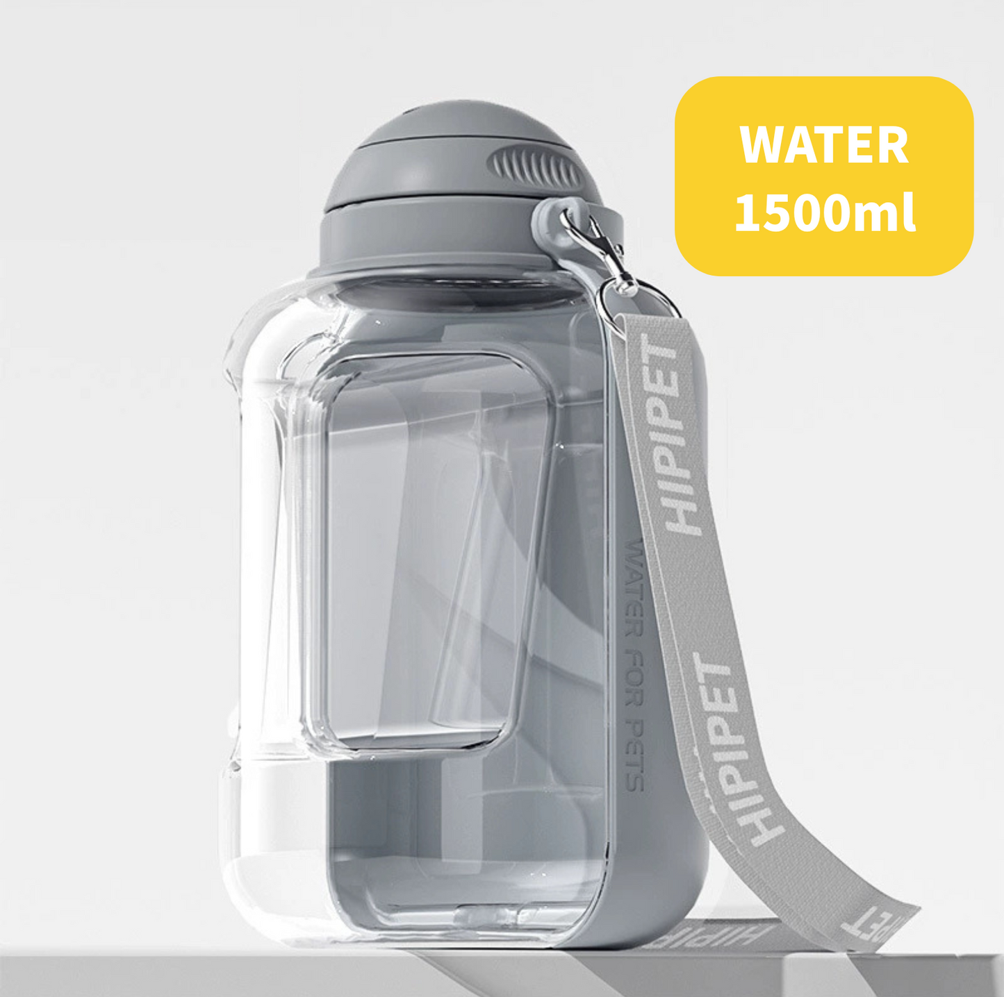Portable Pet Water & Food Bottle – Large Capacity Travel Companion - {{product.type}} - PawPawUp