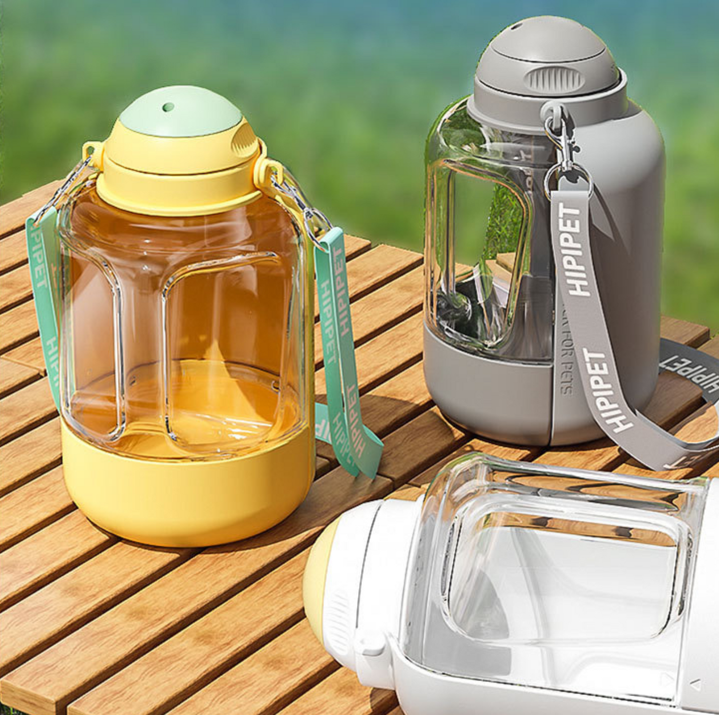 Portable Pet Water & Food Bottle – Large Capacity Travel Companion - {{product.type}} - PawPawUp
