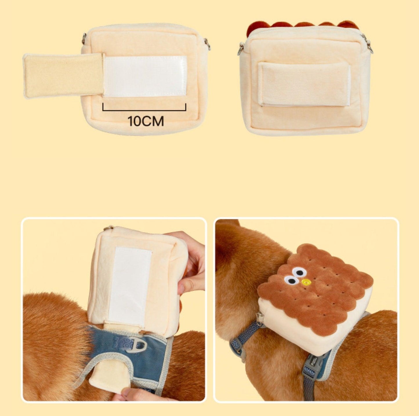 PurLab Biscuit-Shaped Pet and Owner Crossbody Bag-Accessory - {{product.type}} - PawPawUp