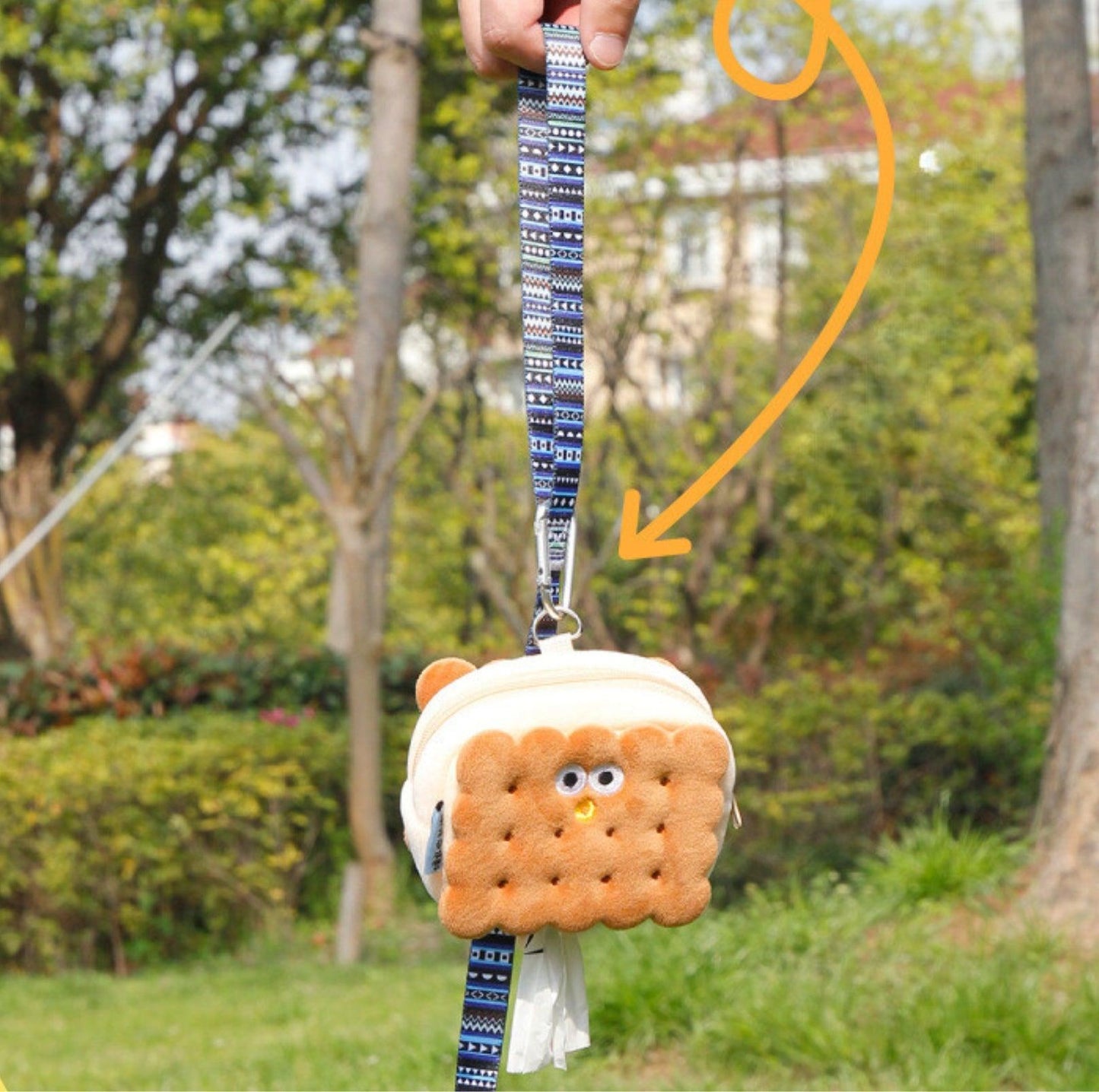 PurLab Biscuit-Shaped Pet Waste Bag Holder - {{product.type}} - PawPawUp