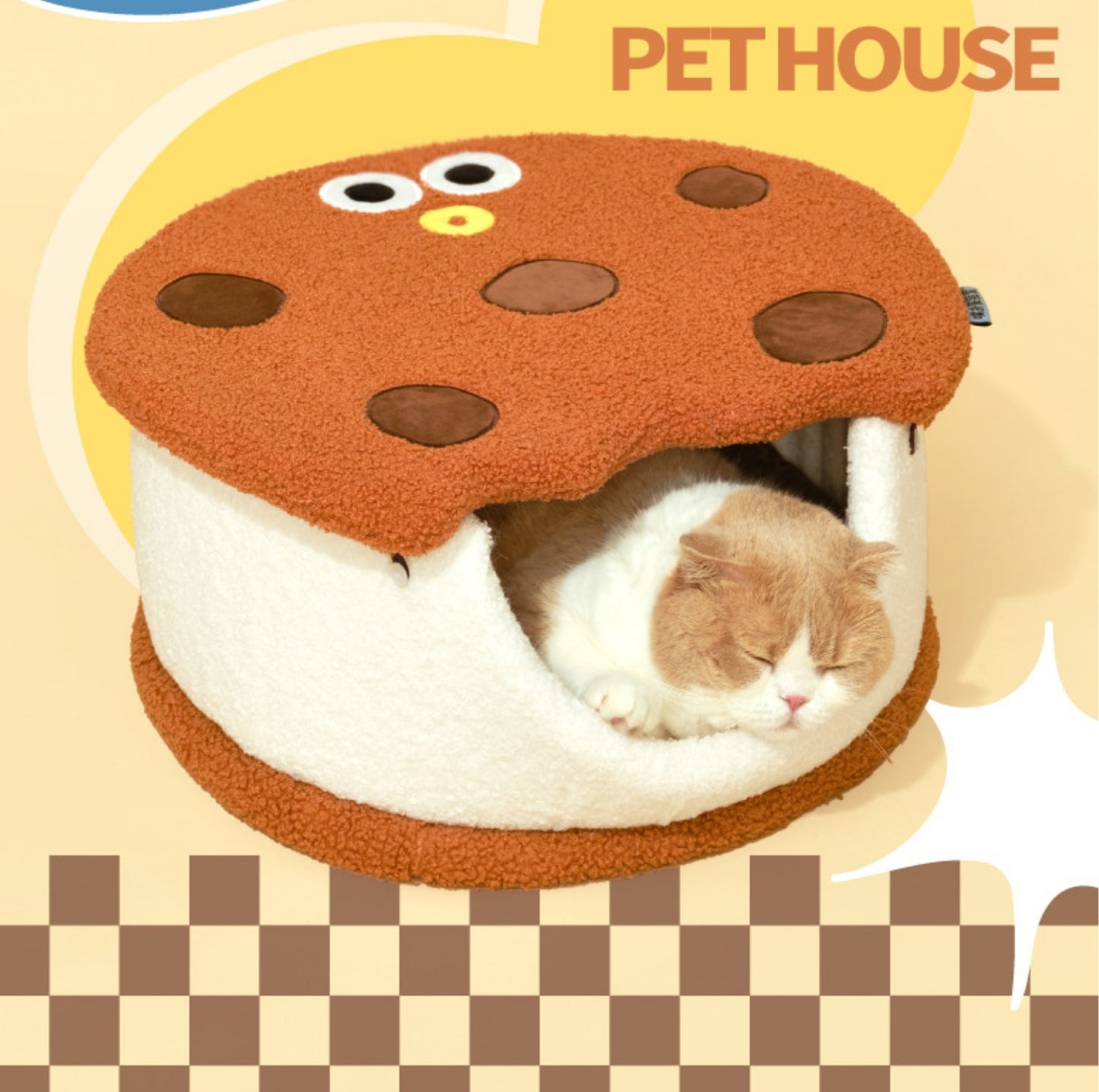 PurLab Biscuit Style Pet Bed - {{product.type}} - PawPawUp