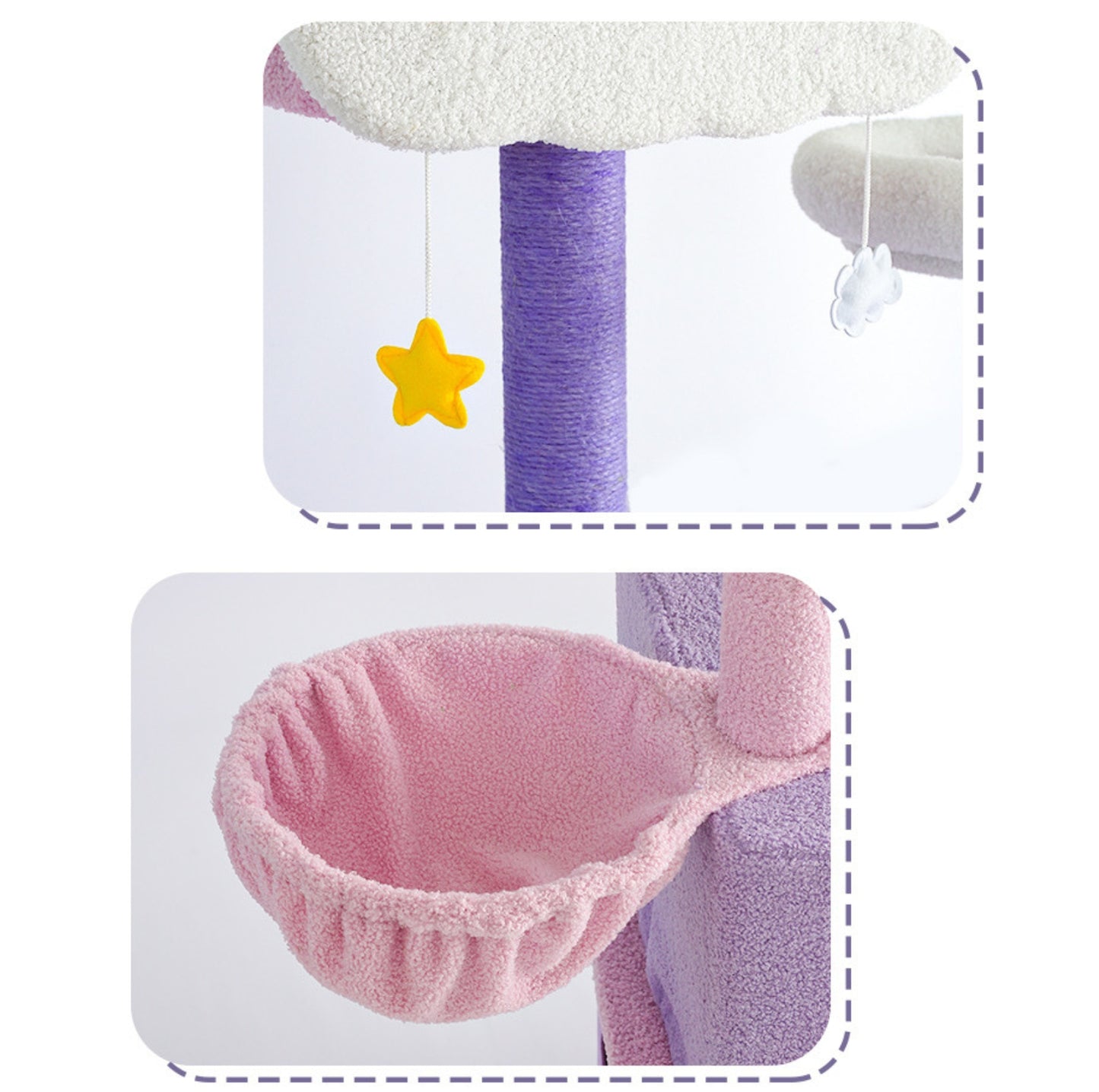 Purple Sky Adventure Cat Tree - {{product.type}} - PawPawUp