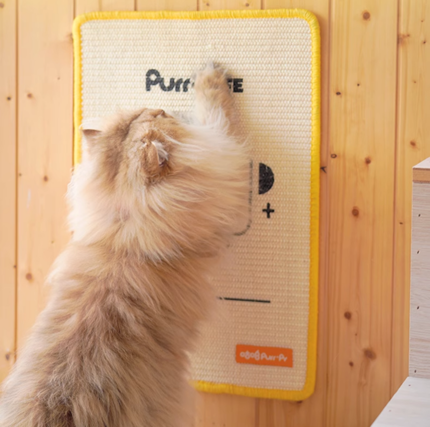 Purr Café Wall-Mount Sisal Cat Scratcher - {{product.type}} - PawPawUp