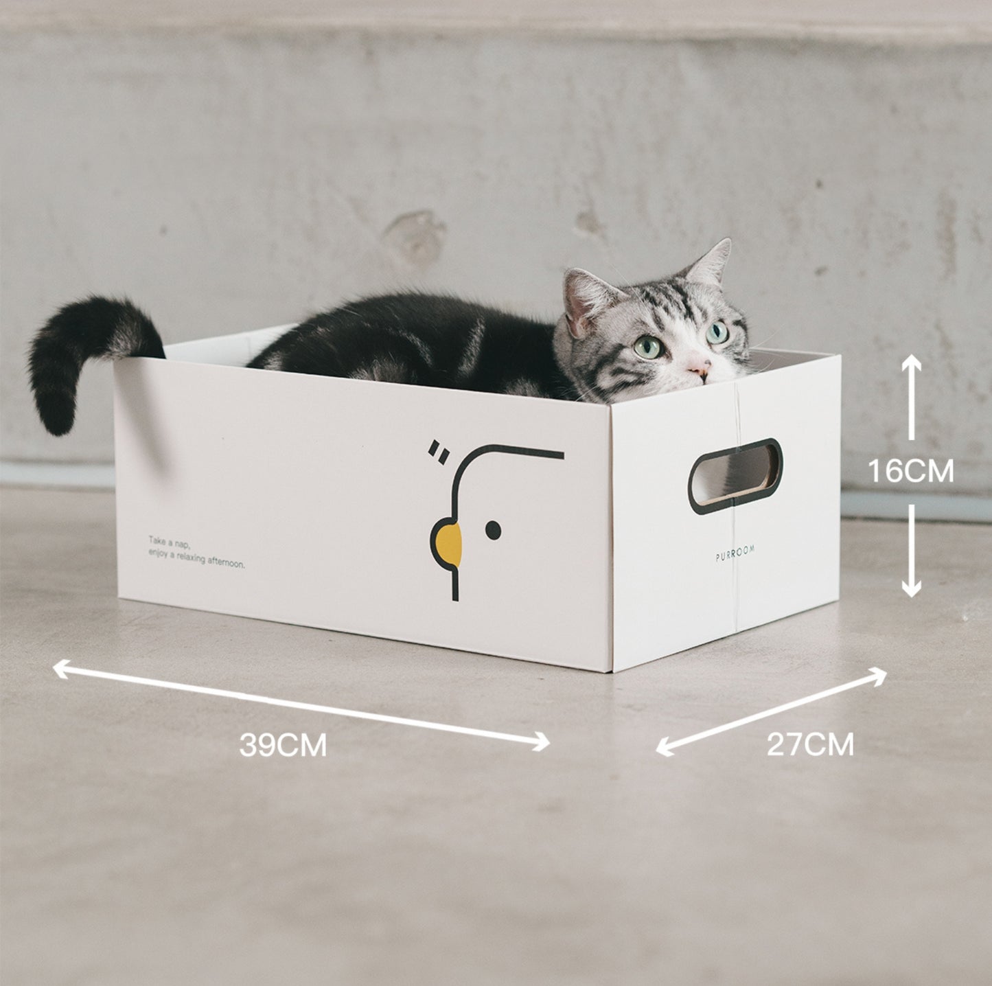 PURROOM Little Chick Series 2 In 1 Cat Scratcher Box - {{product.type}} - PawPawUp