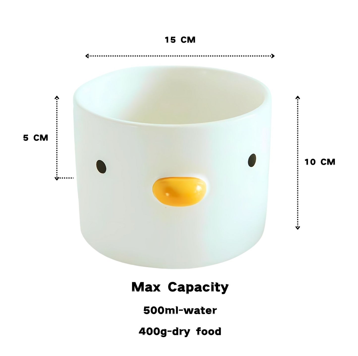 PURROOM Little Chicken Flat Ceramic Cat Bowls and Dog Bowls - {{product.type}} - PawPawUp