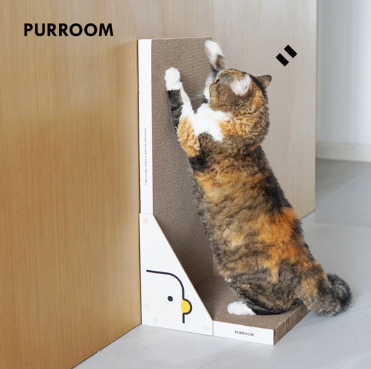 PURROOM Little Chicken Series - Freestanding Large L-Shaped Cat Scratcher - {{product.type}} - PawPawUp