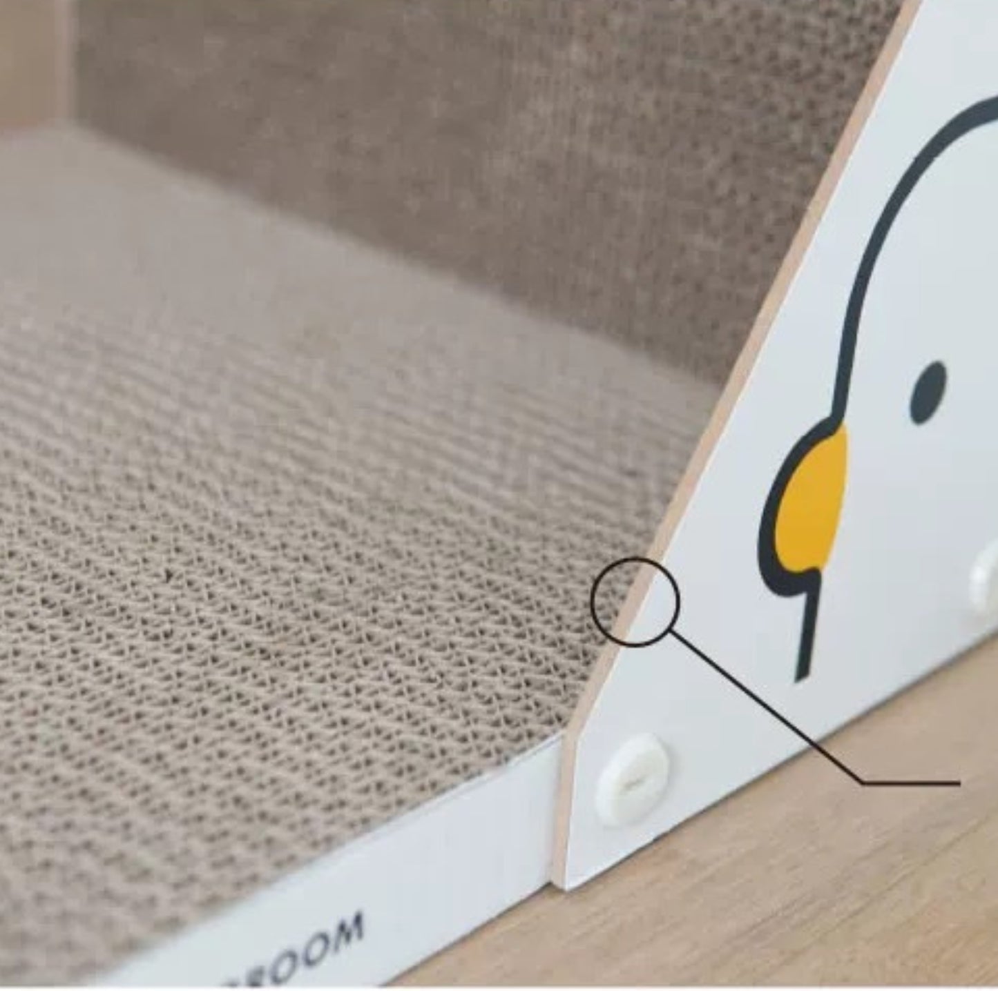 PURROOM Little Chicken Series - Freestanding Large L-Shaped Cat Scratcher - {{product.type}} - PawPawUp