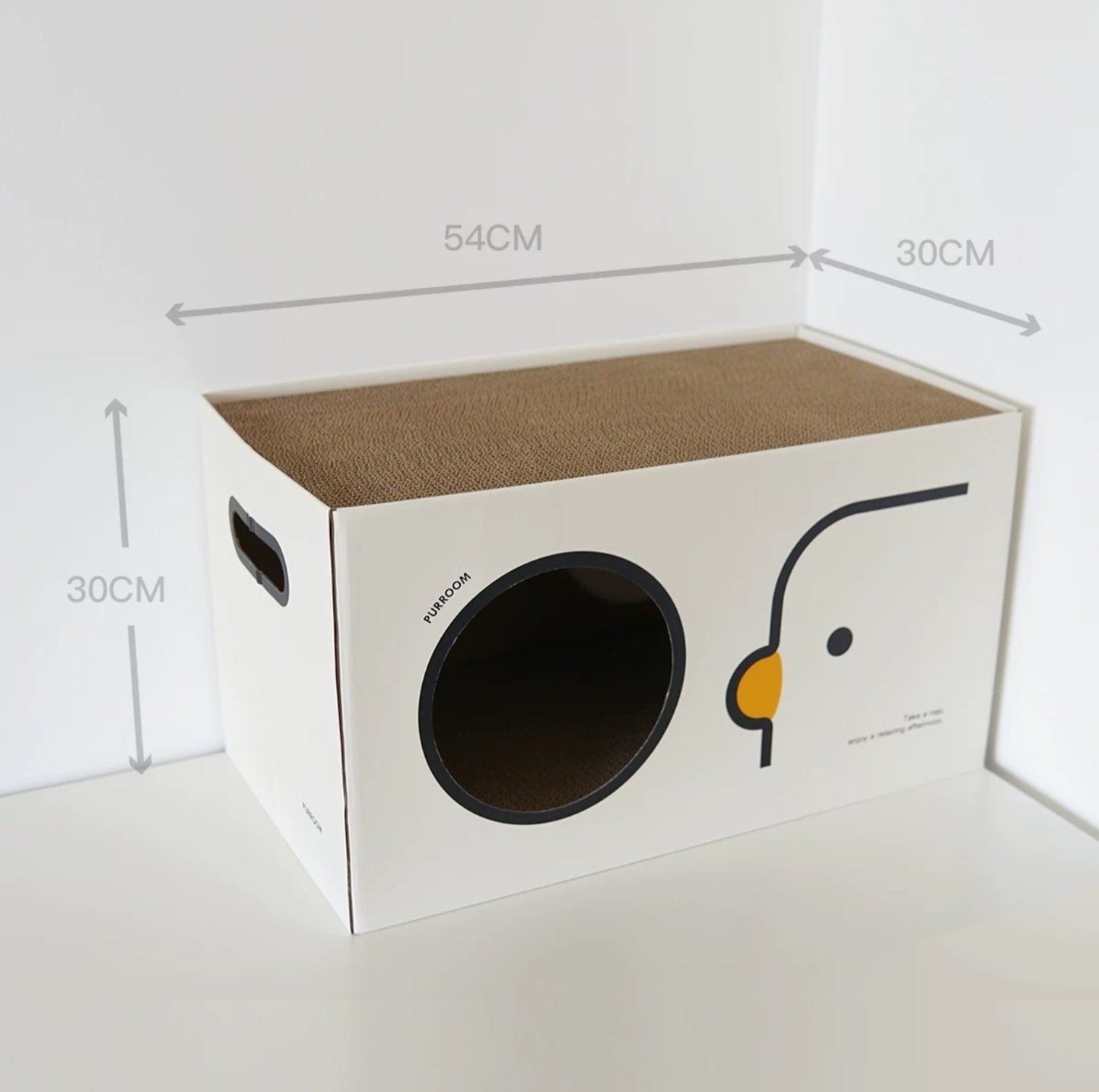 PURROOM Little Chicken Series: Rectangular Box Cat Scratcher - {{product.type}} - PawPawUp