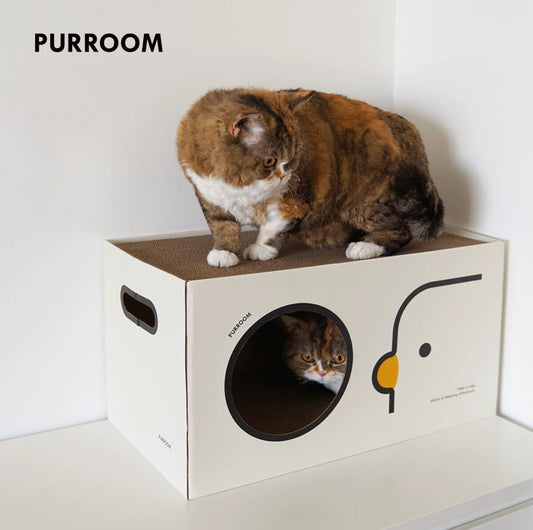 PURROOM Little Chicken Series: Rectangular Box Cat Scratcher - {{product.type}} - PawPawUp