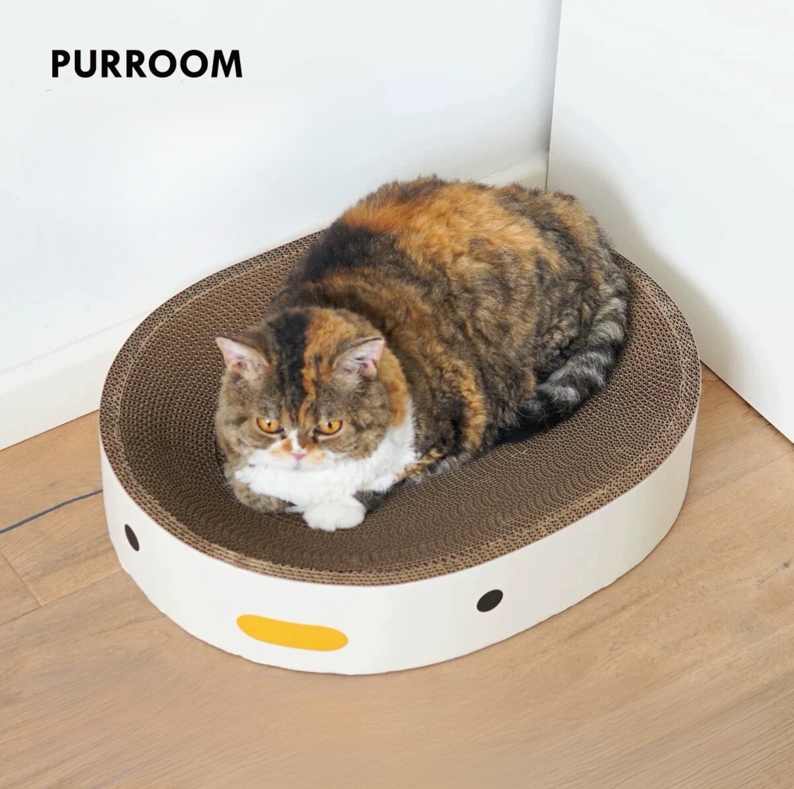 PURROOM Little Chicken Series: Super Large Oval Cat Scratcher - {{product.type}} - PawPawUp