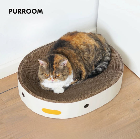 PURROOM Little Chicken Series: Super Large Oval Cat Scratcher - {{product.type}} - PawPawUp