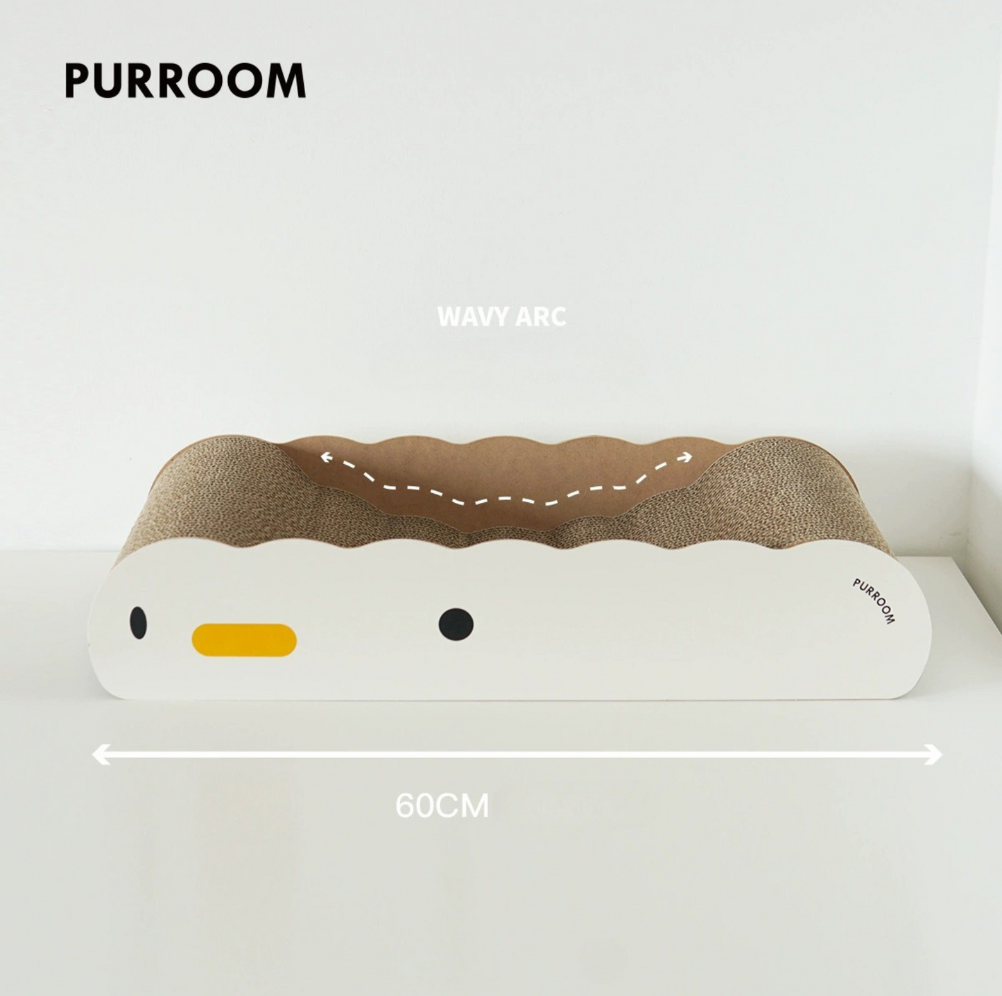 Purroom Little Chicken Series- Wave Corrugated Cat Scratcher - {{product.type}} - PawPawUp