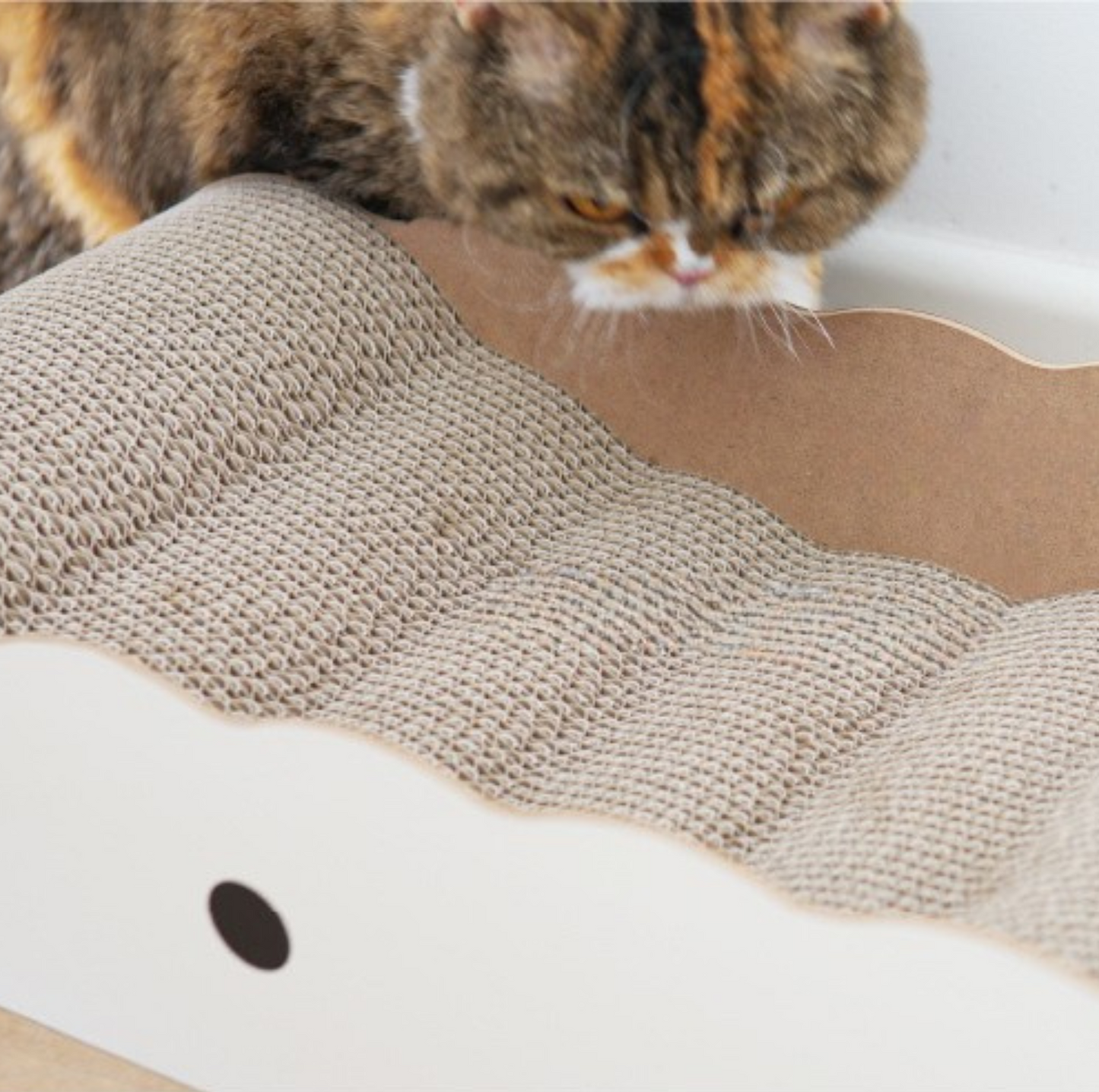 Purroom Little Chicken Series- Wave Corrugated Cat Scratcher - {{product.type}} - PawPawUp