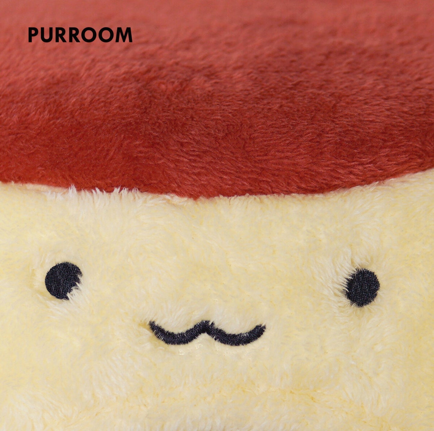 PURROOM Pudding-Shaped Plush Pet Bed - {{product.type}} - PawPawUp