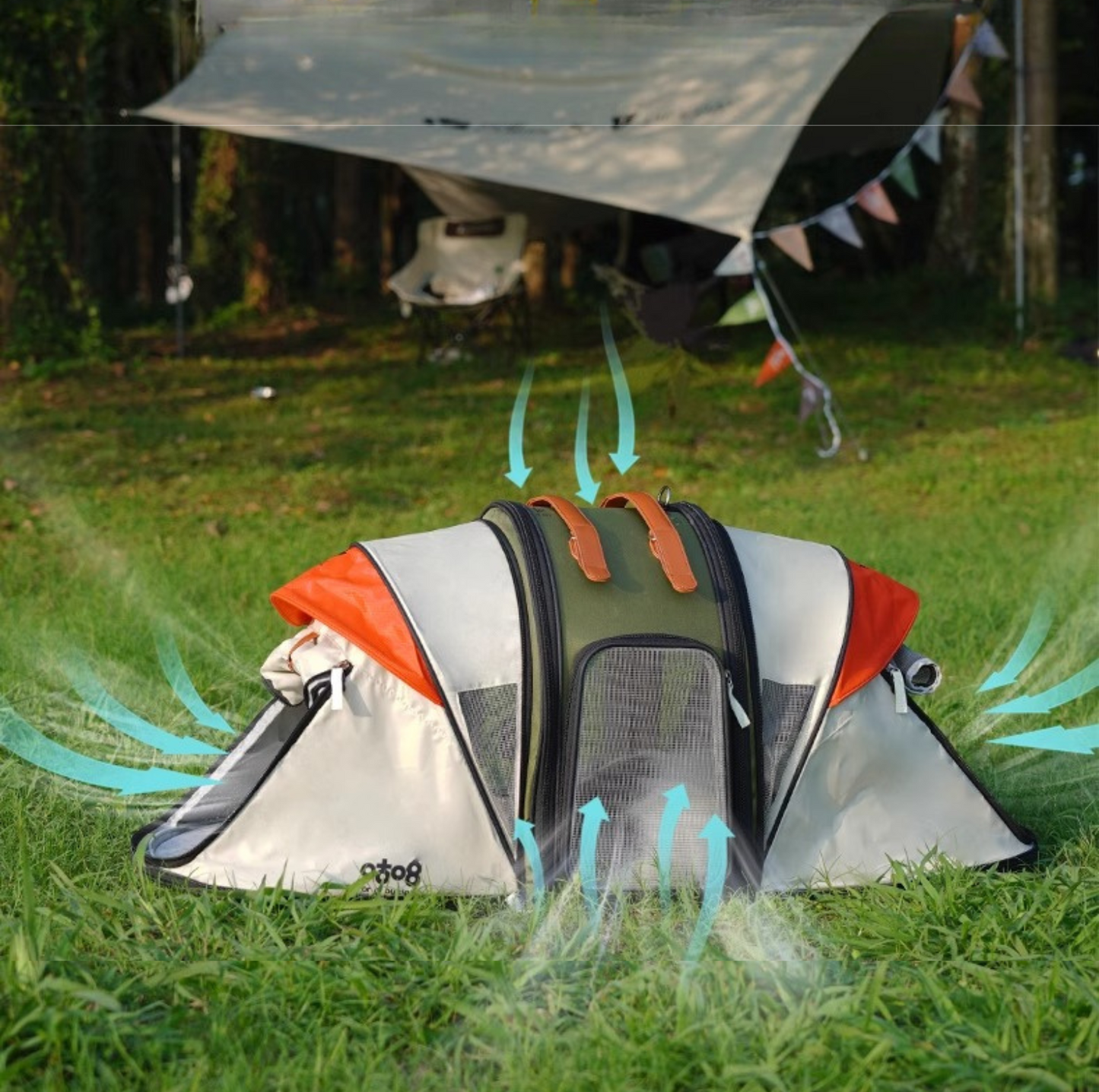 Purrpy Multifunctional Pet Backpack & Tent Car Carrier - {{product.type}} - PawPawUp