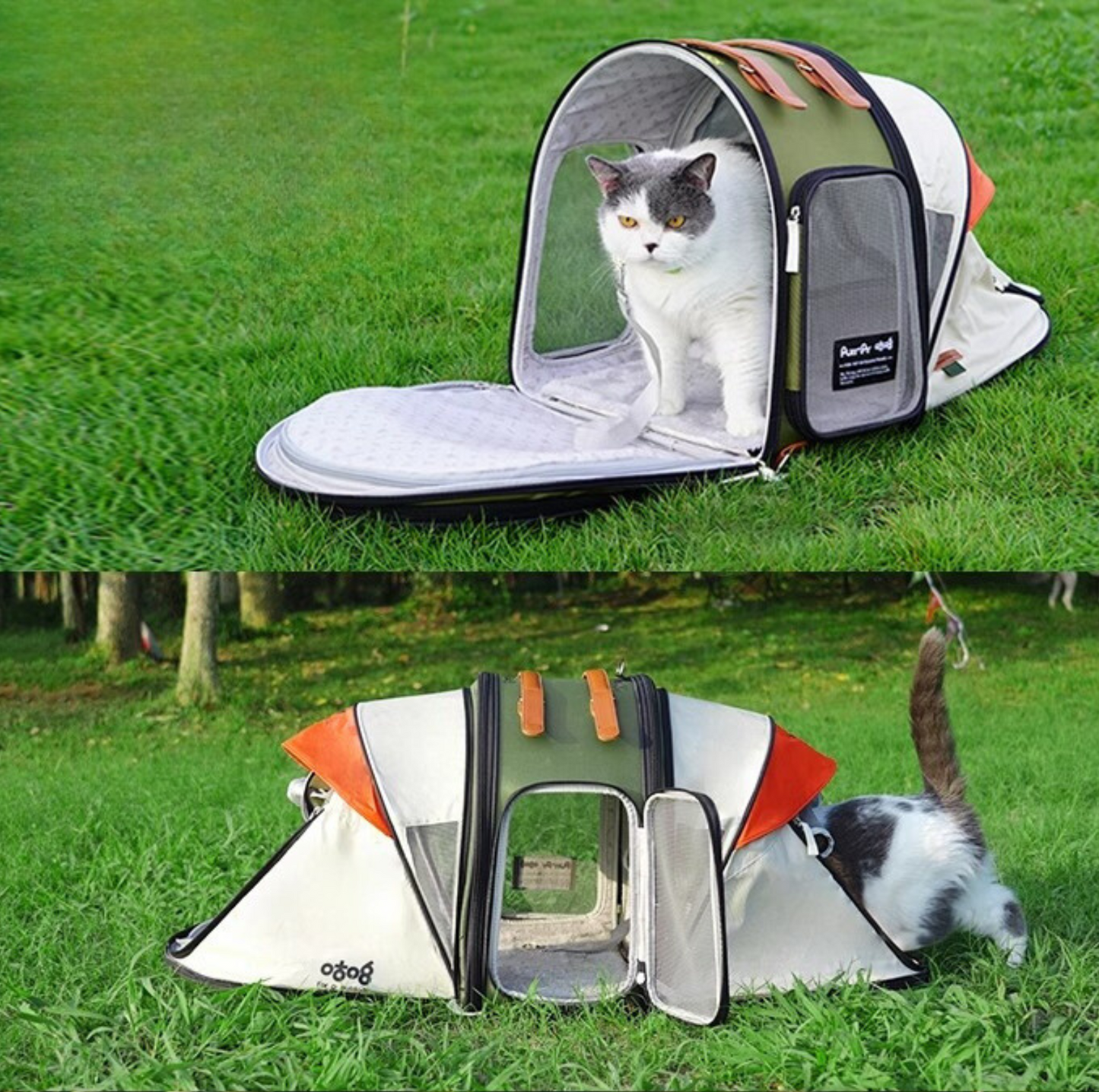 Purrpy Multifunctional Pet Backpack & Tent Car Carrier - {{product.type}} - PawPawUp