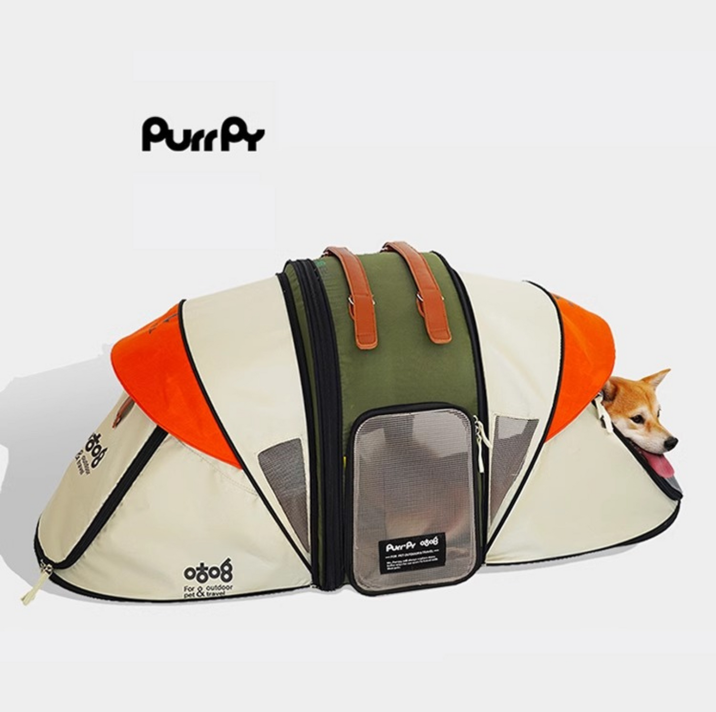Purrpy Multifunctional Pet Backpack & Tent Car Carrier - {{product.type}} - PawPawUp