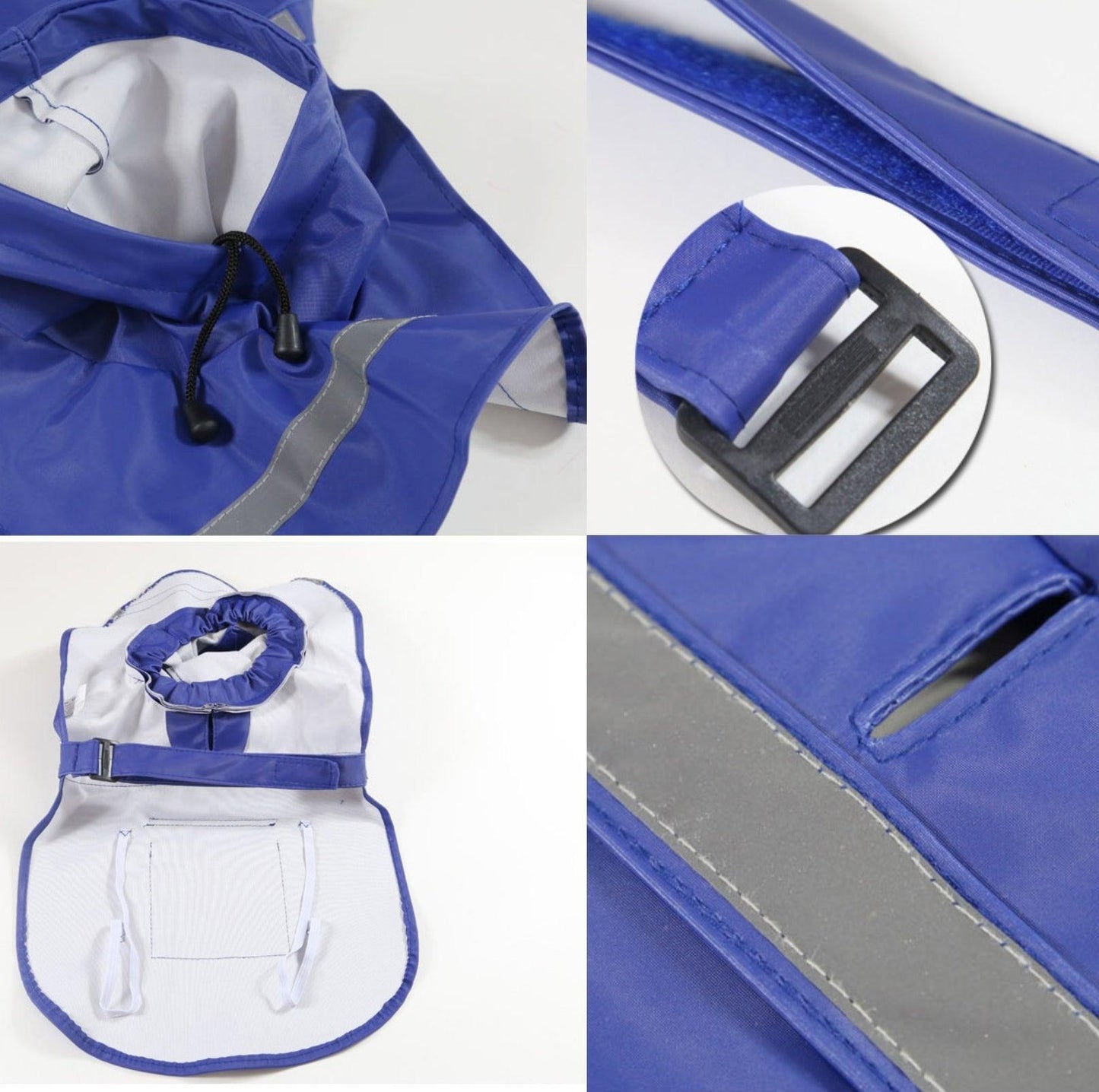 Reflective Large Dog Raincoat - Waterproof and Breathable Outerwear for Pets - {{product.type}} - PawPawUp