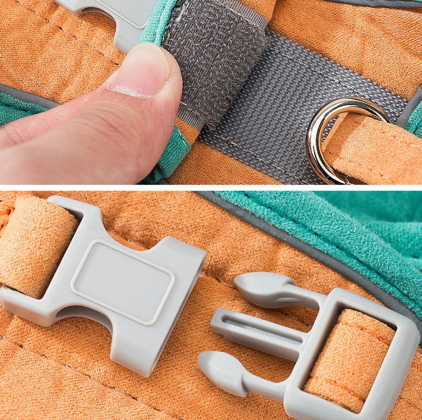 Reflective Pet Vest Harness with Anti-Escape Design - {{product.type}} - PawPawUp