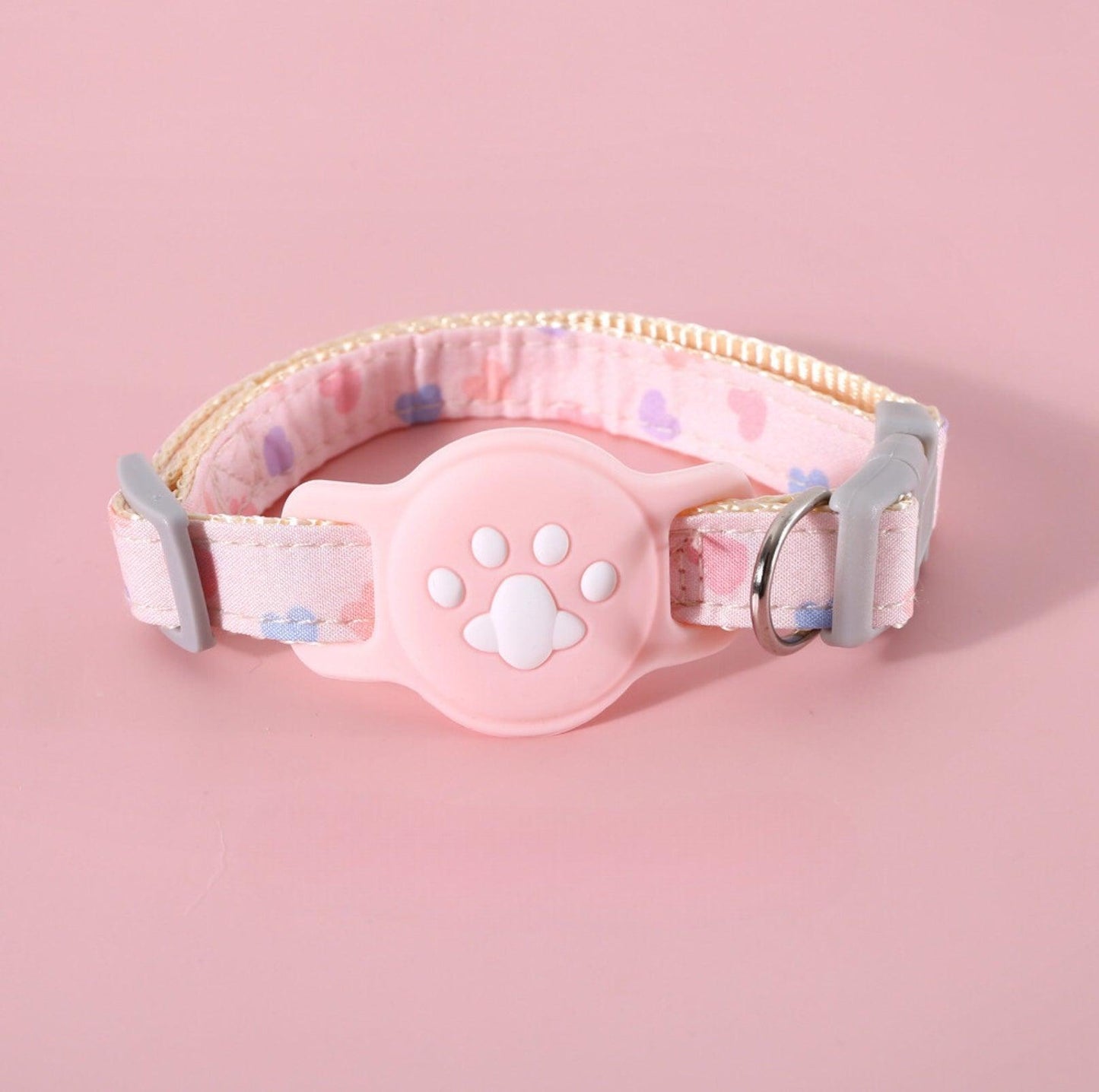 Silicone AirTag Collar Accessory for Pet Safety & Tracking - {{product.type}} - PawPawUp