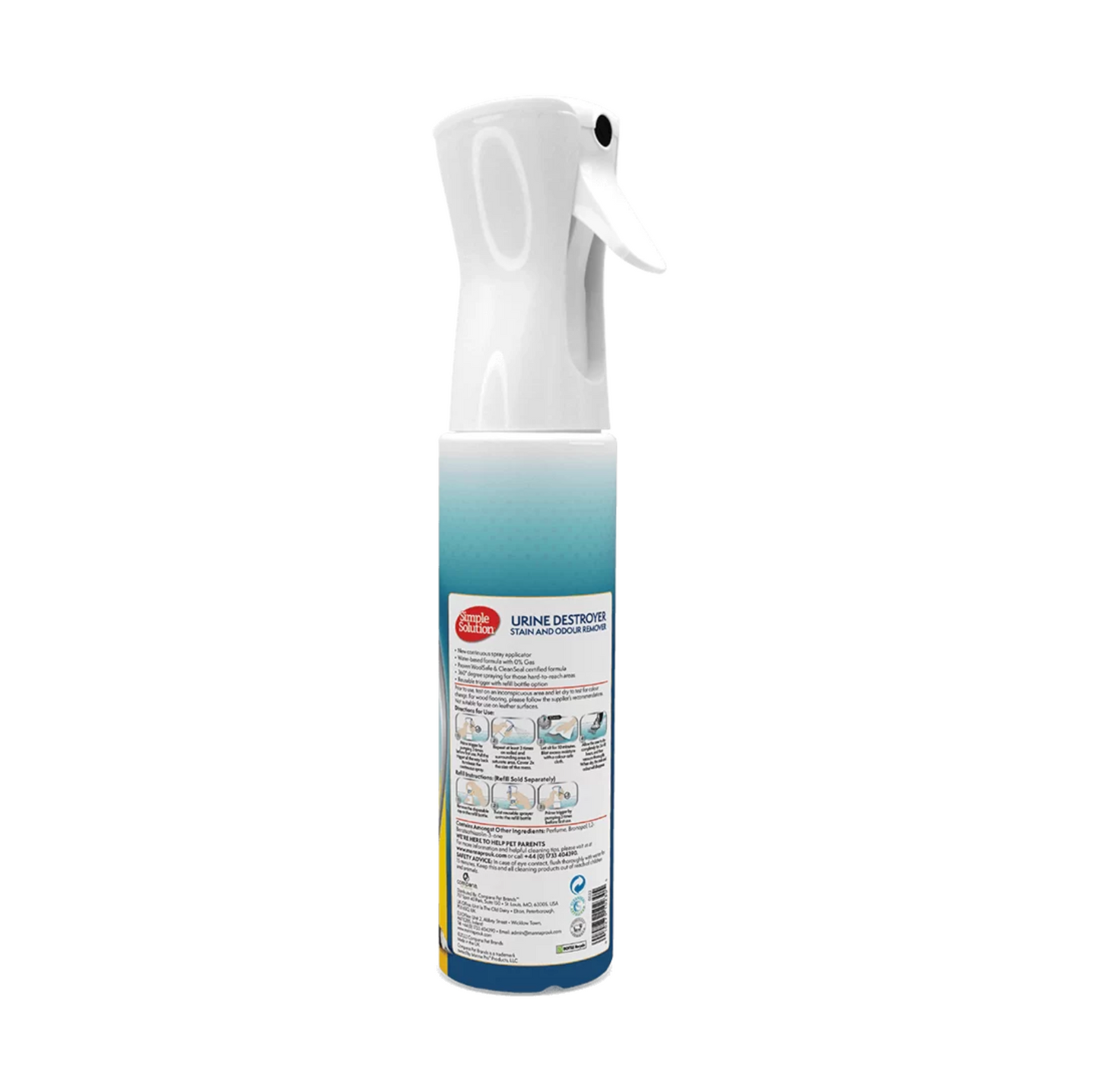 SIMPLE SOLUTION Urine Destroyer - Refillable Flairosol 400ml - {{product.type}} - PawPawUp