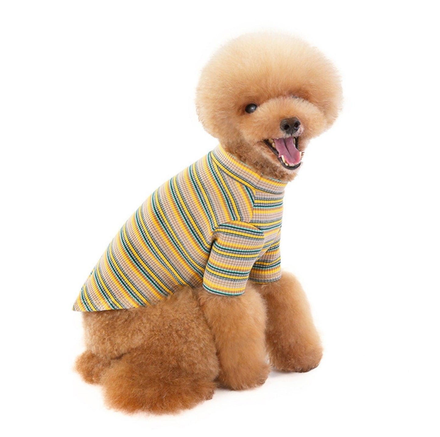 Stylish Striped Pet T-Shirt - {{product.type}} - PawPawUp