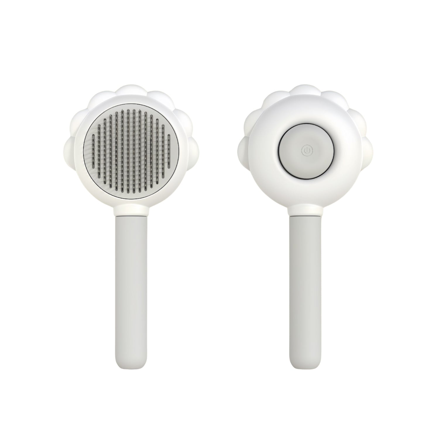 Sunflower Pet Brush – Grooming & Massage Tool with One-Click Fur Release - {{product.type}} - PawPawUp