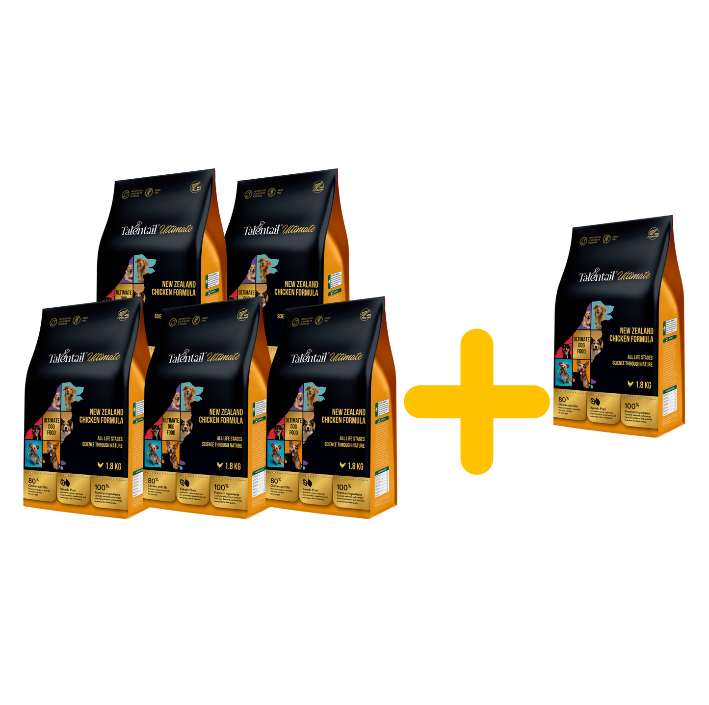 Talentail Ultimate New Zealand Chicken Dry Dog Food 1.8kg - {{product.type}} - PawPawUp
