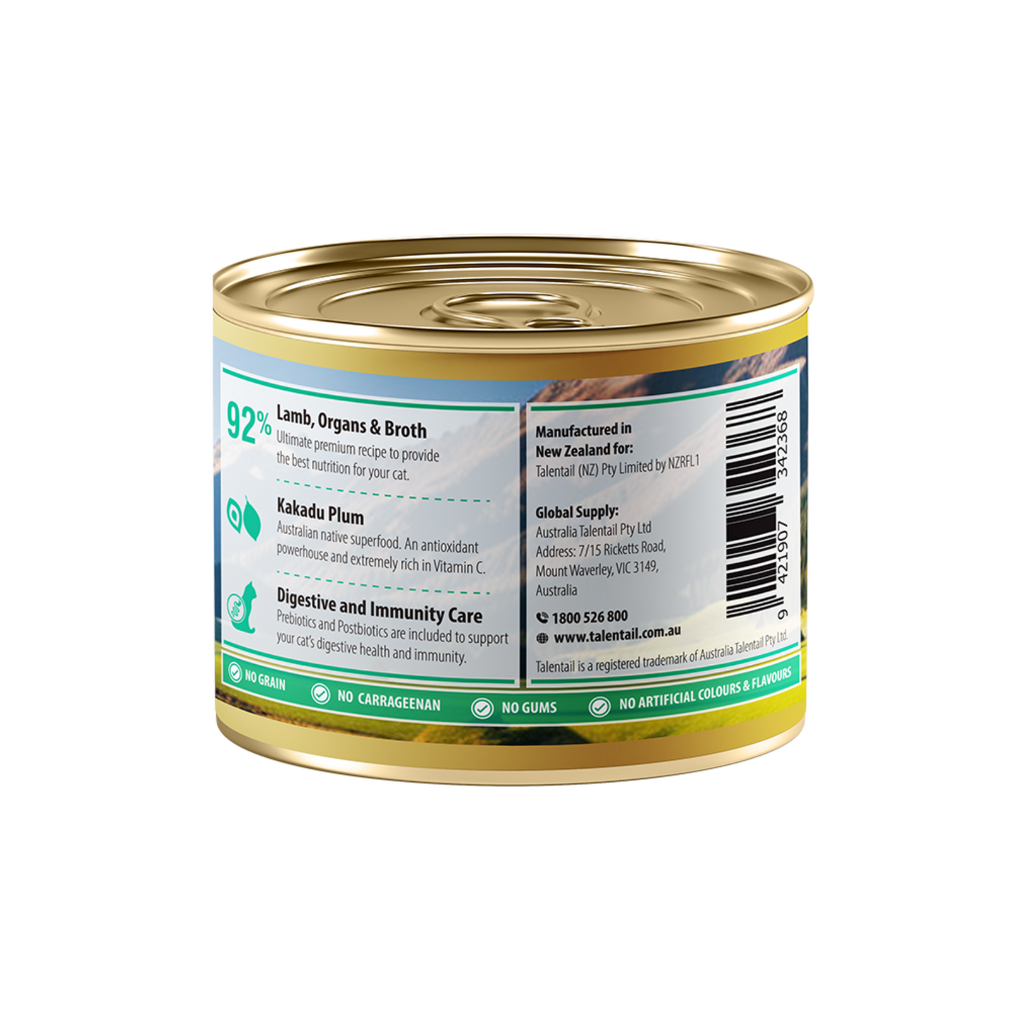 Talentail Ultimate New Zealand Lamb Wet Cat Food 180g - {{product.type}} - PawPawUp