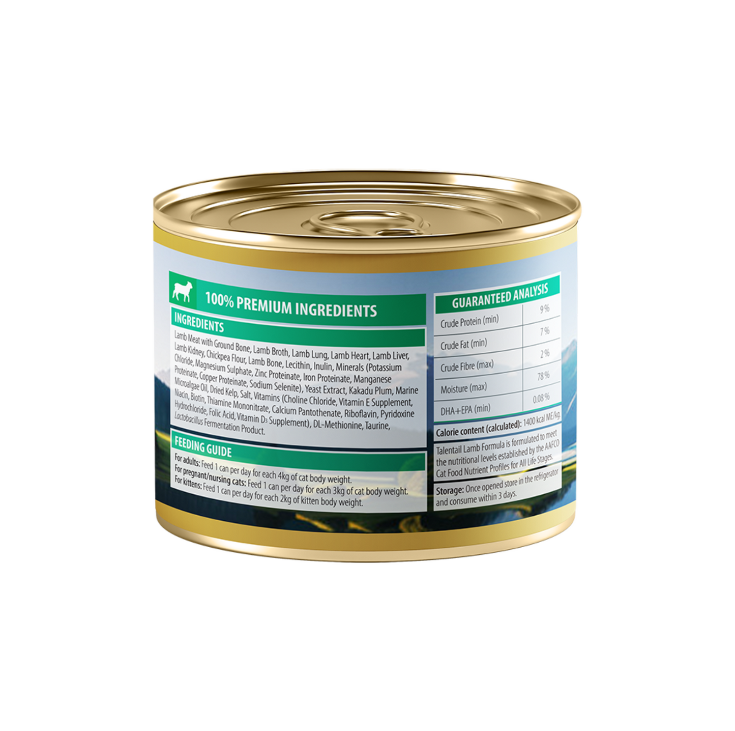 Talentail Ultimate New Zealand Lamb Wet Cat Food 180g - {{product.type}} - PawPawUp
