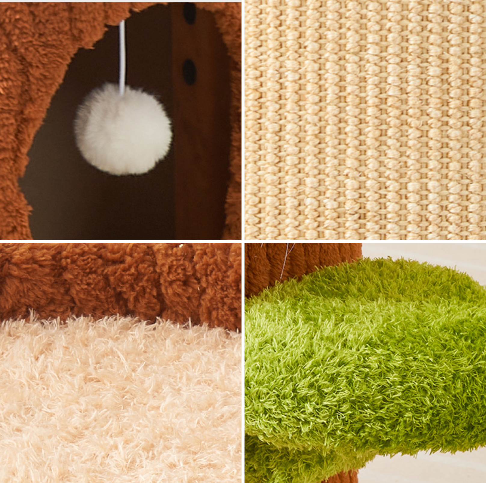 Tree Trunk Cat Tower – Cozy Hideaway & Scratcher in One - {{product.type}} - PawPawUp