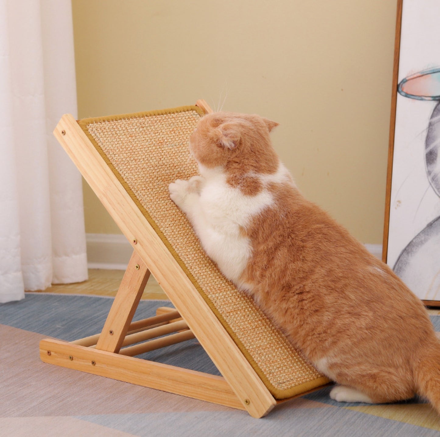 Vertical Sisal Cat Scratching Stand - {{product.type}} - PawPawUp