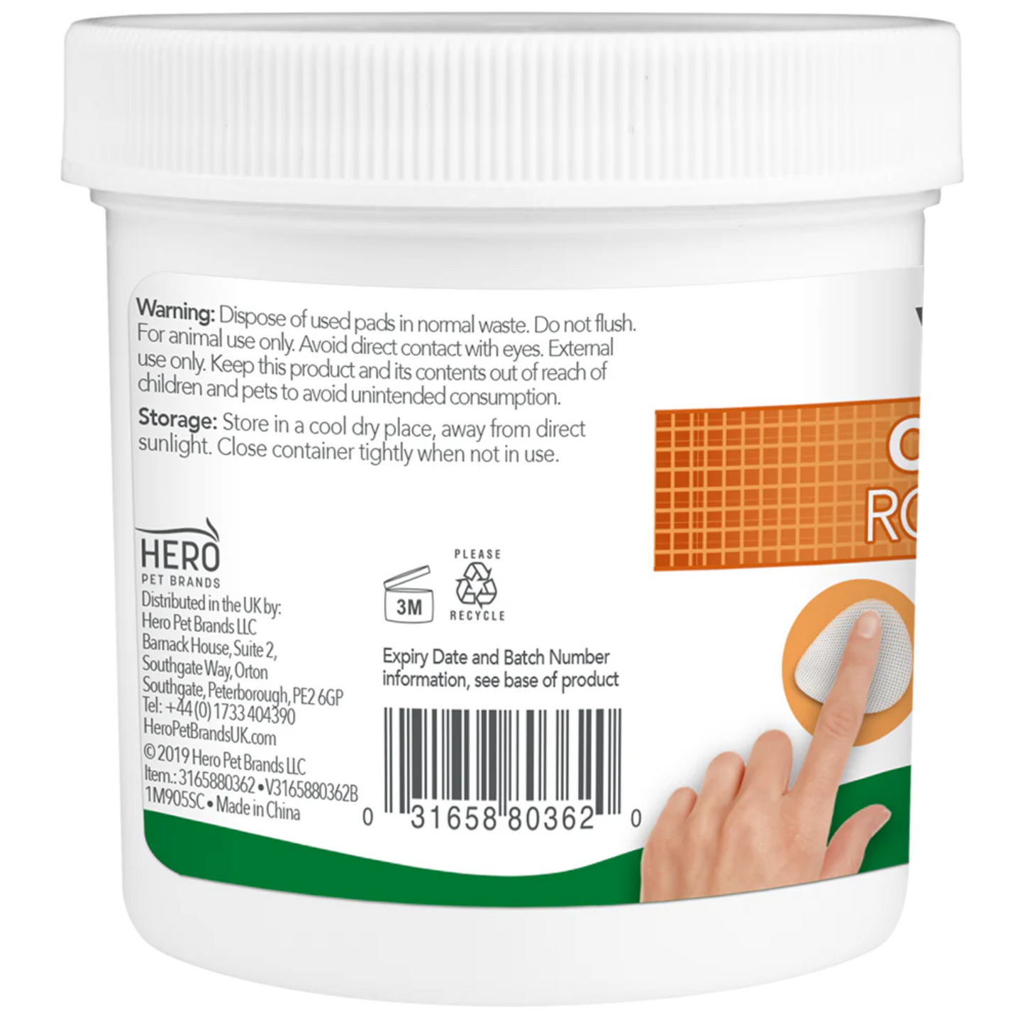 VET'S BEST Clean Eye Round Pads - {{product.type}} - PawPawUp