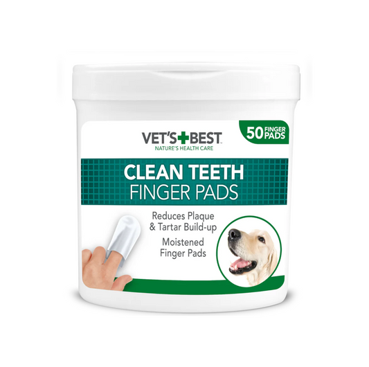 VET'S BEST Clean Teeth Finger Pads - {{product.type}} - PawPawUp