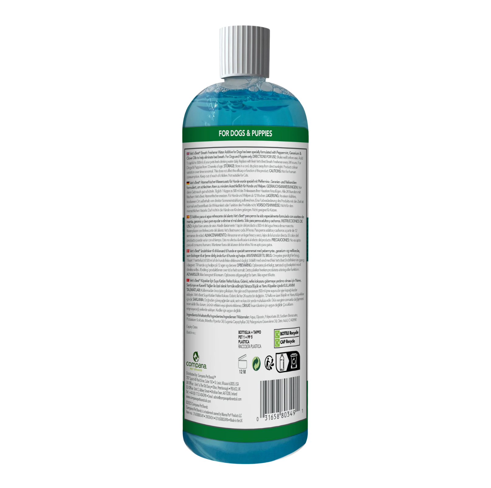 VET'S BEST Dental Breath Freshener For Dogs & Puppies - {{product.type}} - PawPawUp