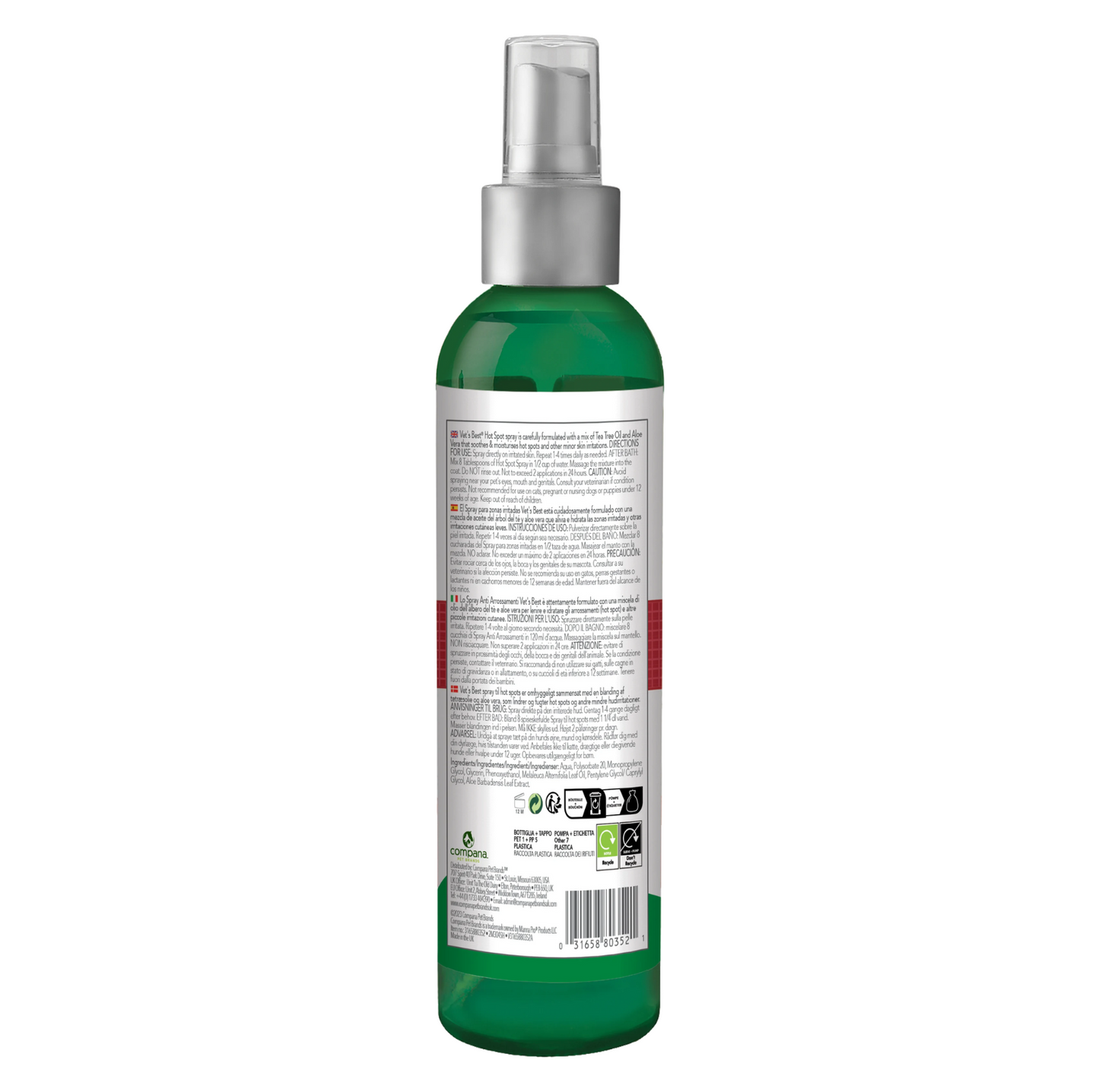 VET'S BEST Hot Spot Spray For Dogs - {{product.type}} - PawPawUp