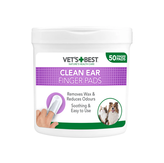 VET'S BEST Pet Clean Ear Finger Pads - {{product.type}} - PawPawUp