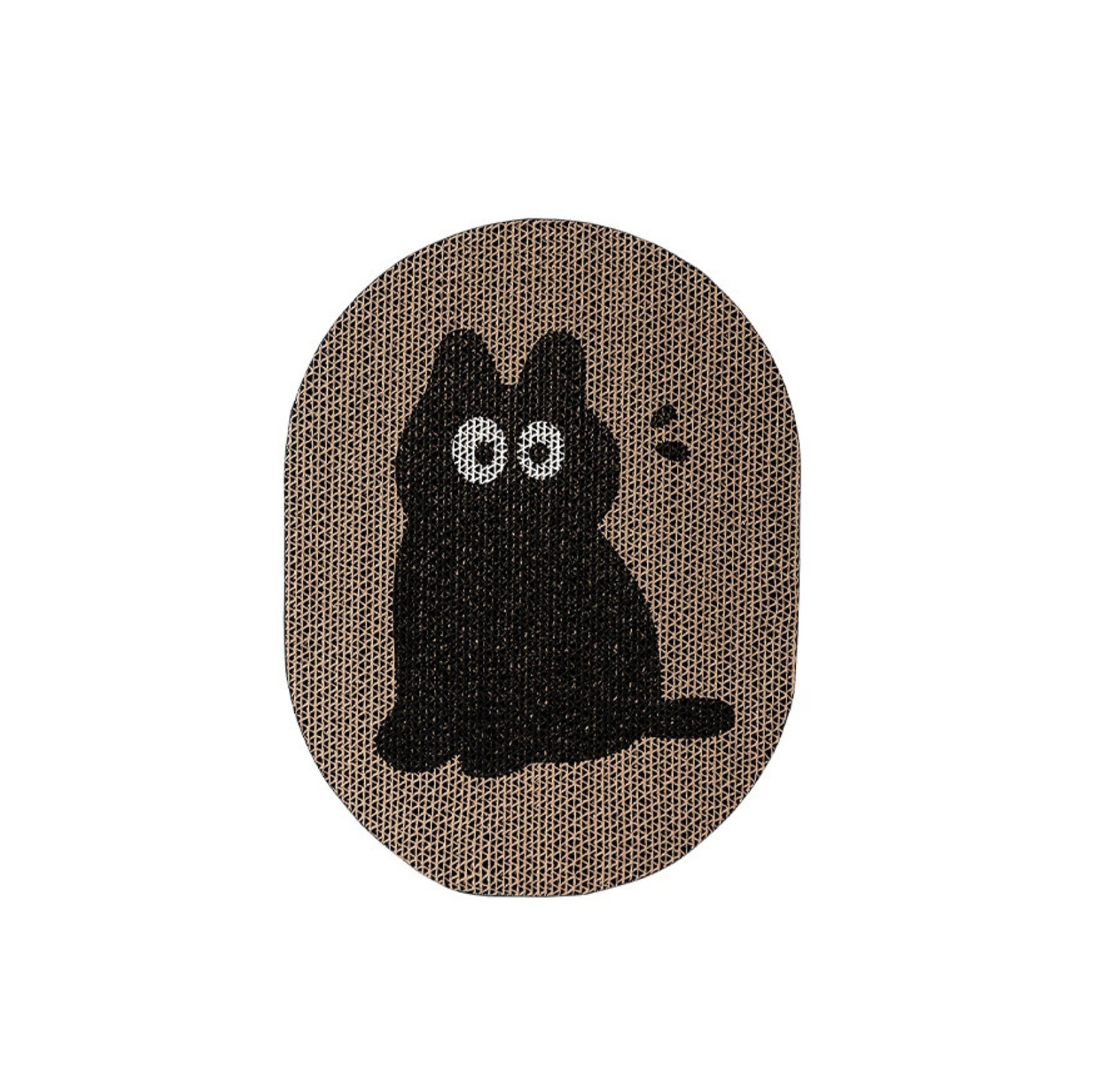 Wall-Mount Corrugated Cardboard Cat Scratcher - {{product.type}} - PawPawUp